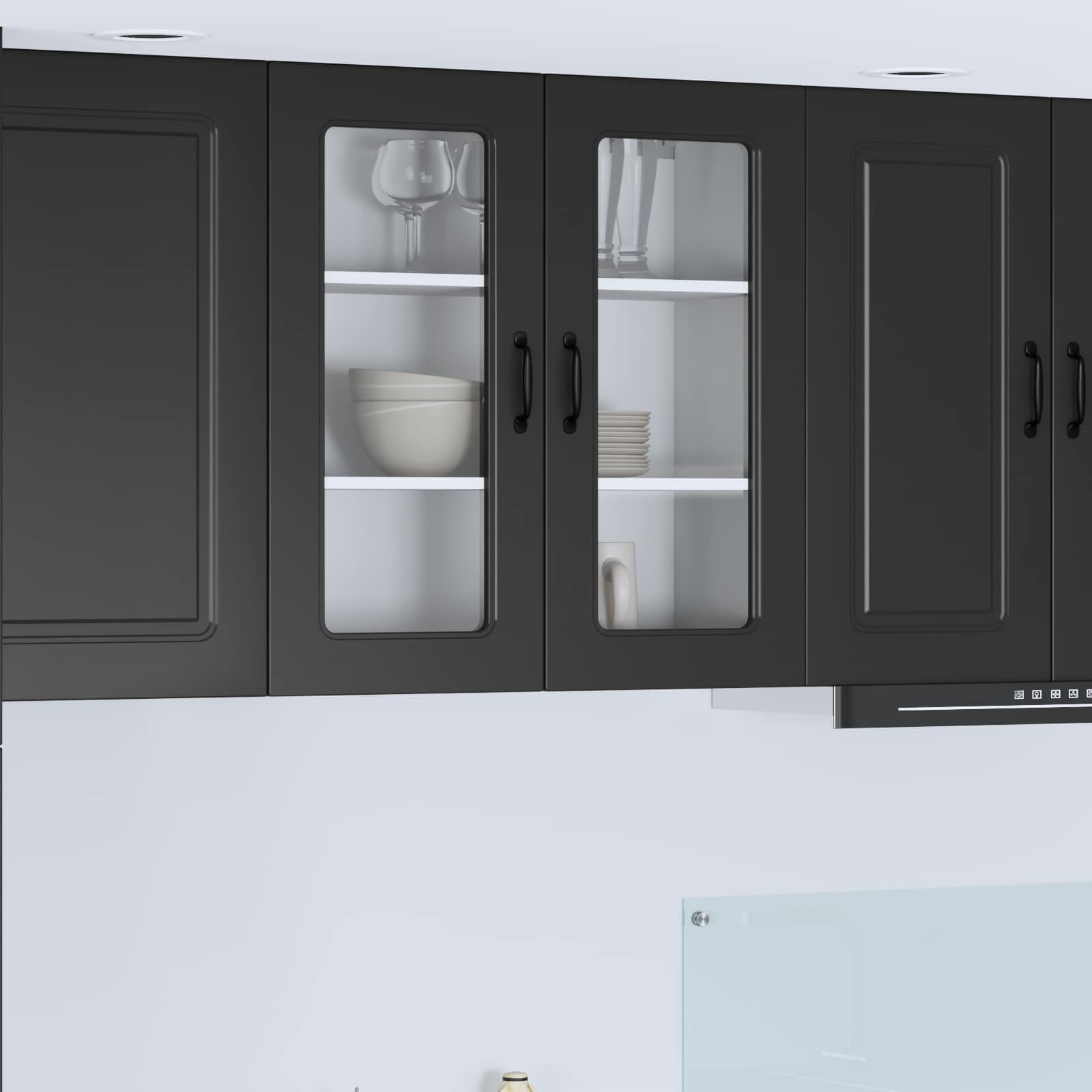 Πάνελ πλυντηρίου πιάτων Kalmar Μαύρο 80 x 31 x 80 εκ.
