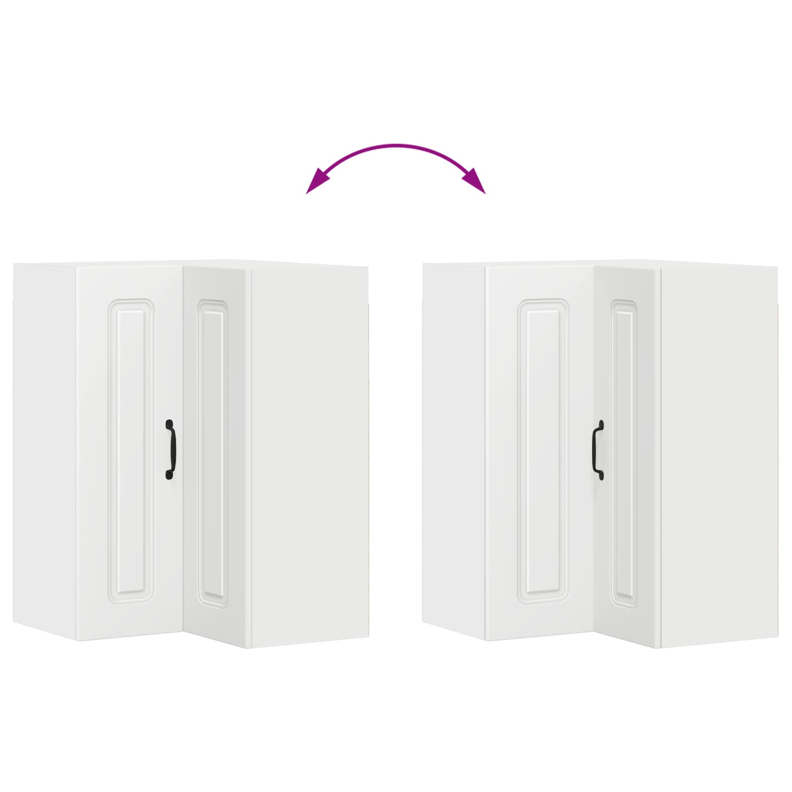 Ντουλάπα Κουζίνας με αποθήκευση Kalmar Λευκό 57 x 57 x 80 εκ.