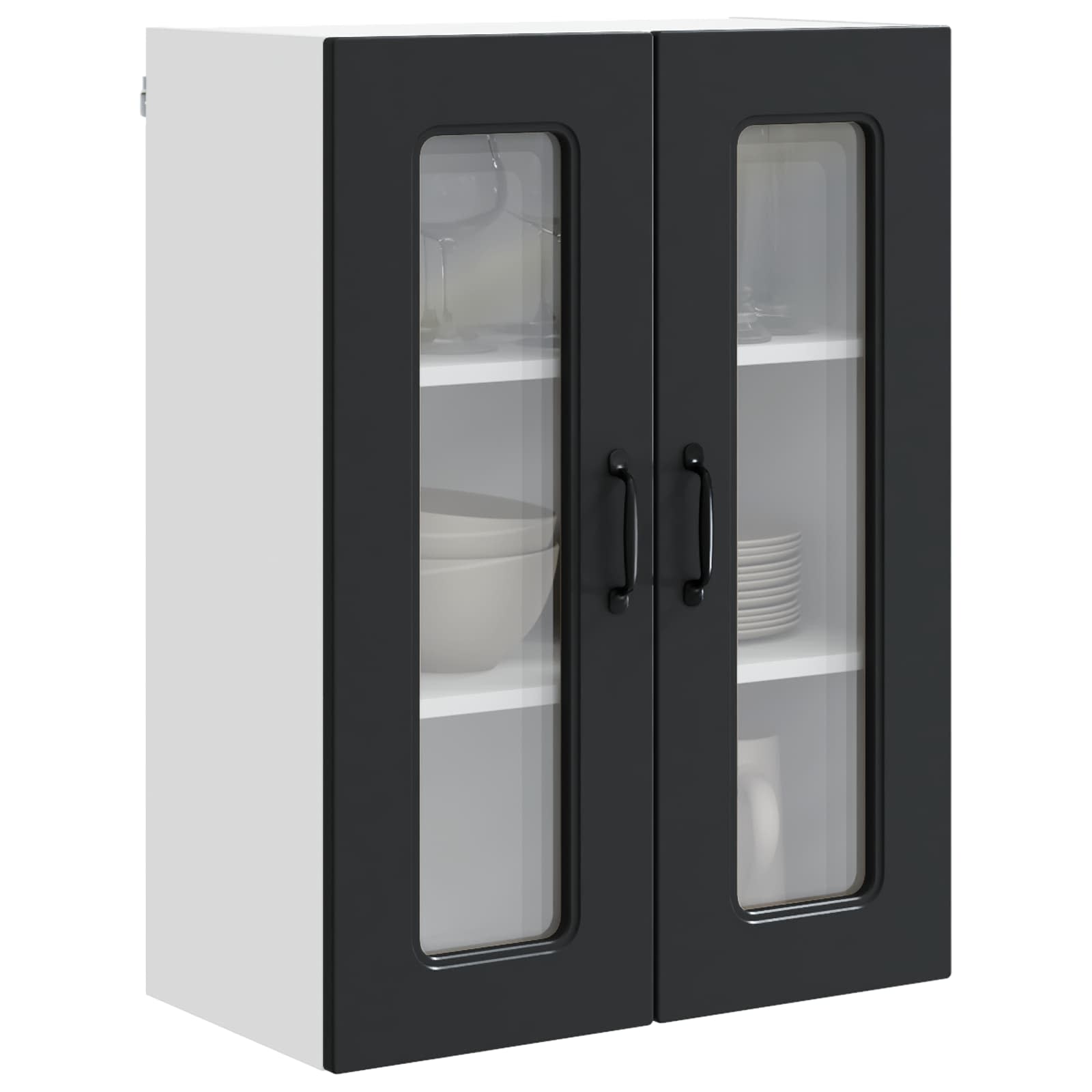 Ντουλάπα Κουζίνας με αποθήκευση Kalmar Μαύρο 60 x 31 x 80 εκ.