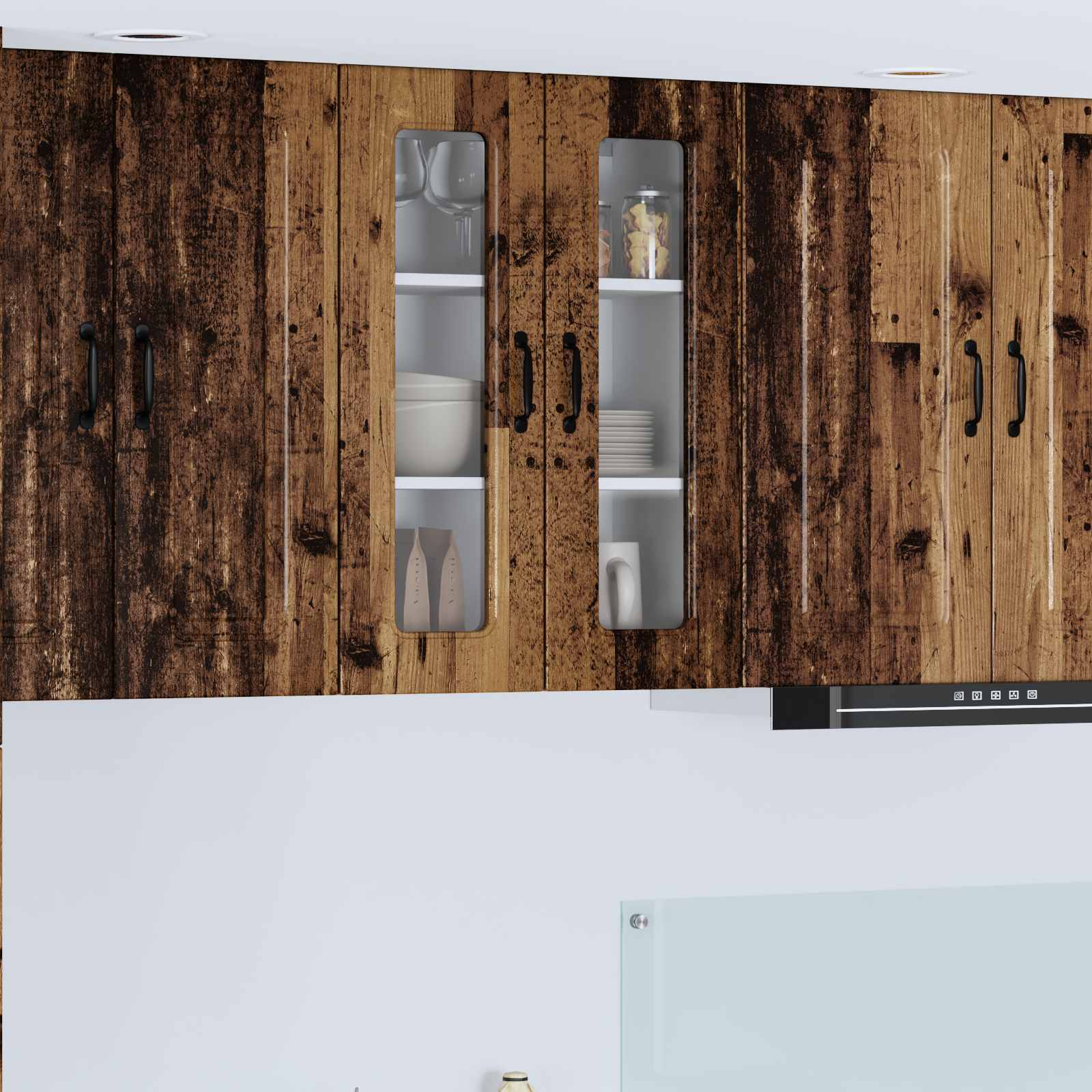 Ντουλάπα Κουζίνας Kalmar Παλιό ξύλο 60 x 31 x 80 εκ. - Pakobazaar