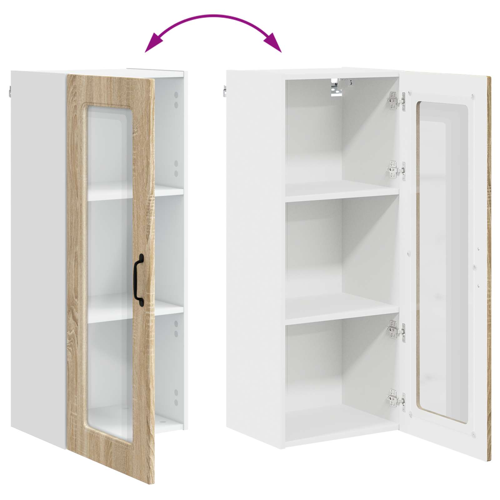 Ντουλάπα Κουζίνας Kalmar Δρύς Sonoma 40 x 31 x 100 εκ.