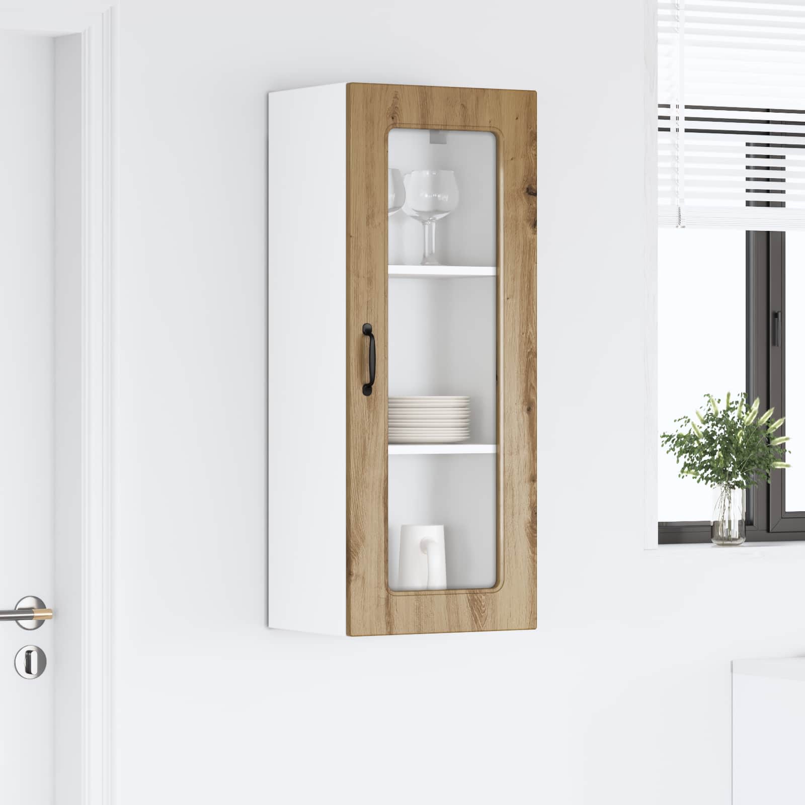 Ντουλάπα Κουζίνας Kalmar Artisan Oak 40 x 31 x 100 εκ.