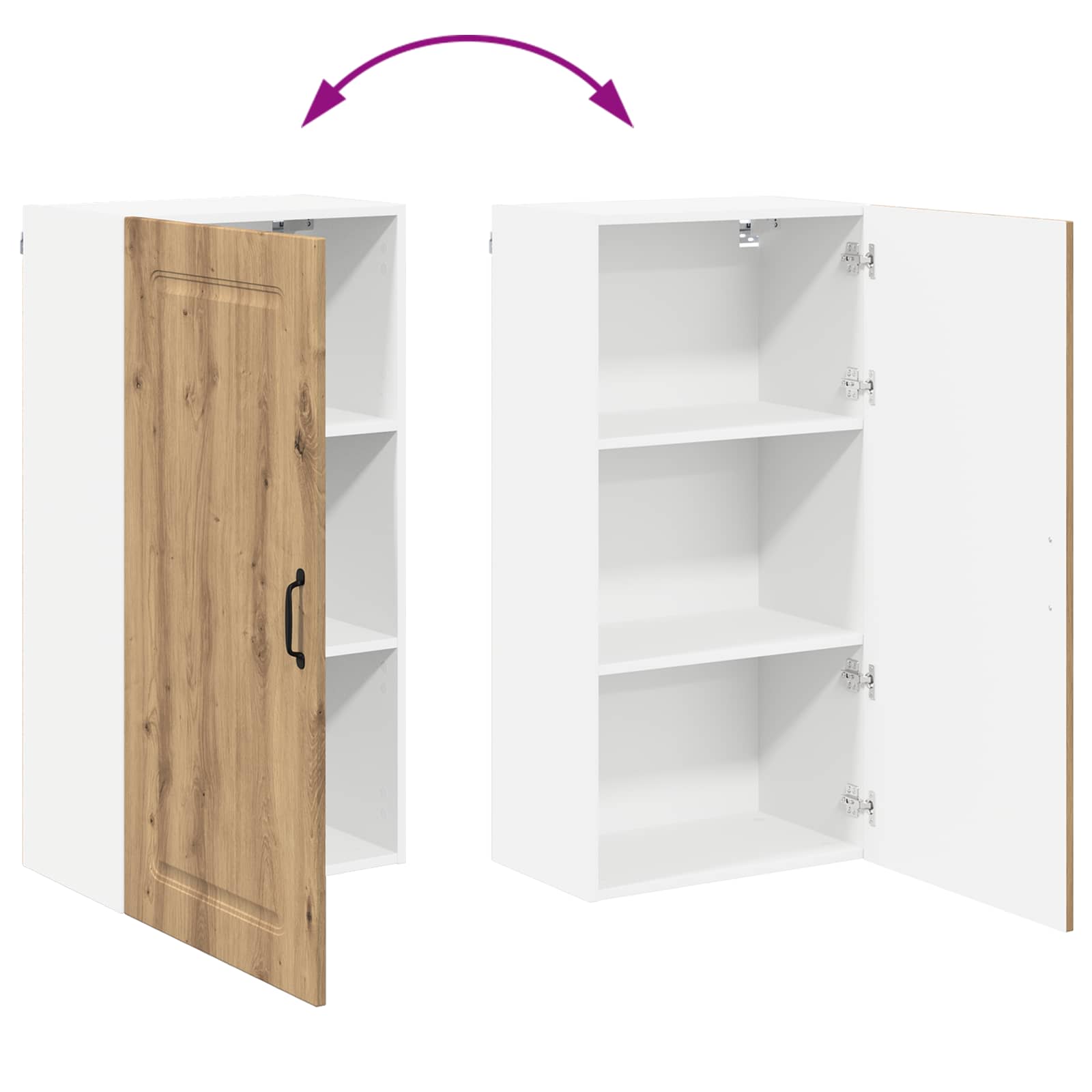 Πάνελ πλυντηρίου πιάτων Kalmar Artisan Oak 50 x 31 x 100 εκ.