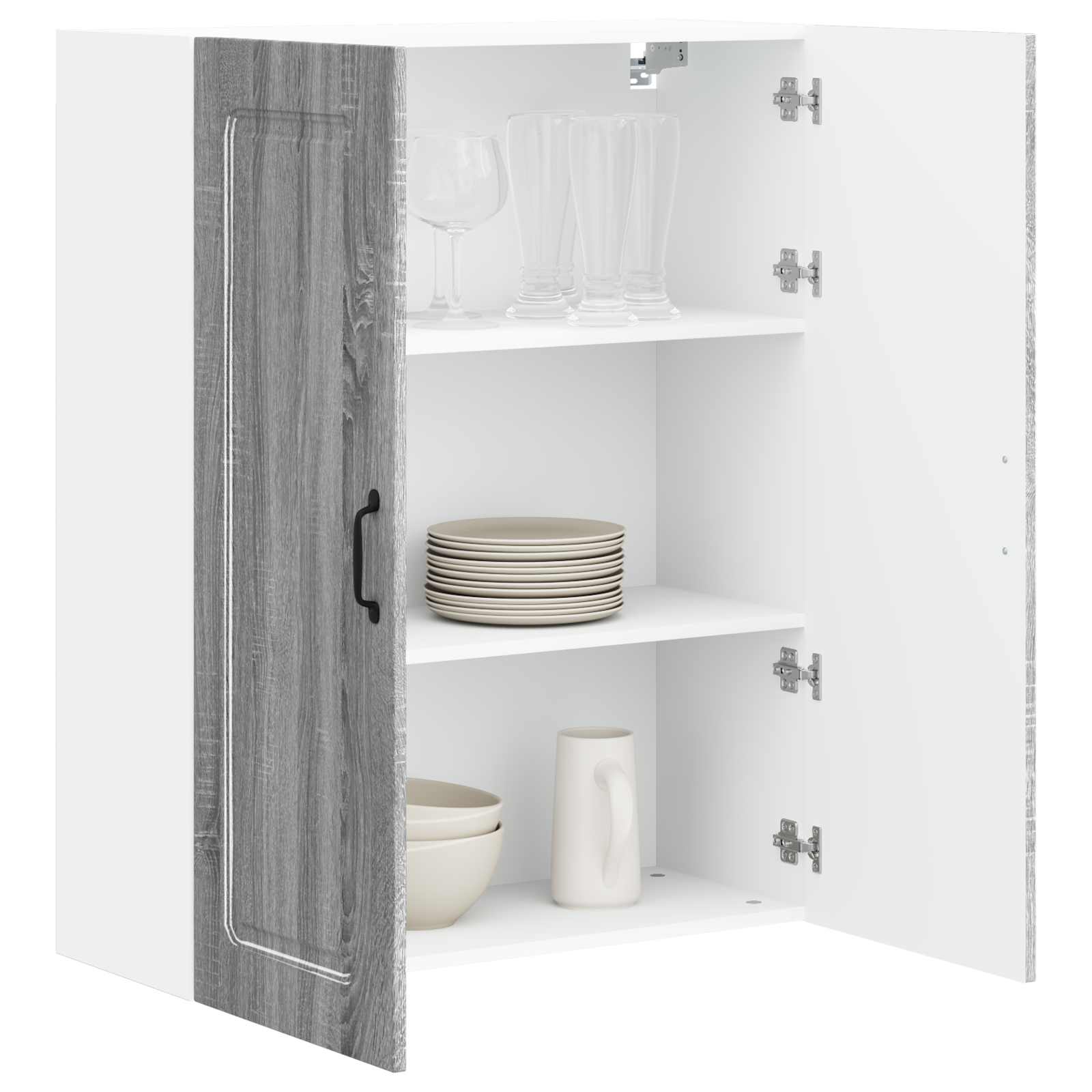 Ντουλάπα Κουζίνας Kalmar Γκρίζο Σονομα 80 x 31 x 100 εκ. - Pakobazaar