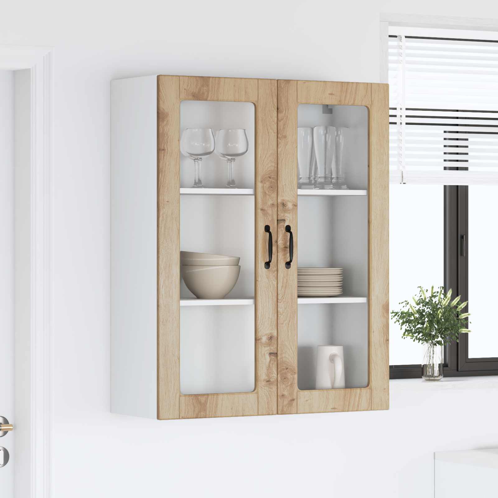 Ντουλάπα Κουζίνας Kalmar Artisan Oak 80 x 31 x 100 εκ.