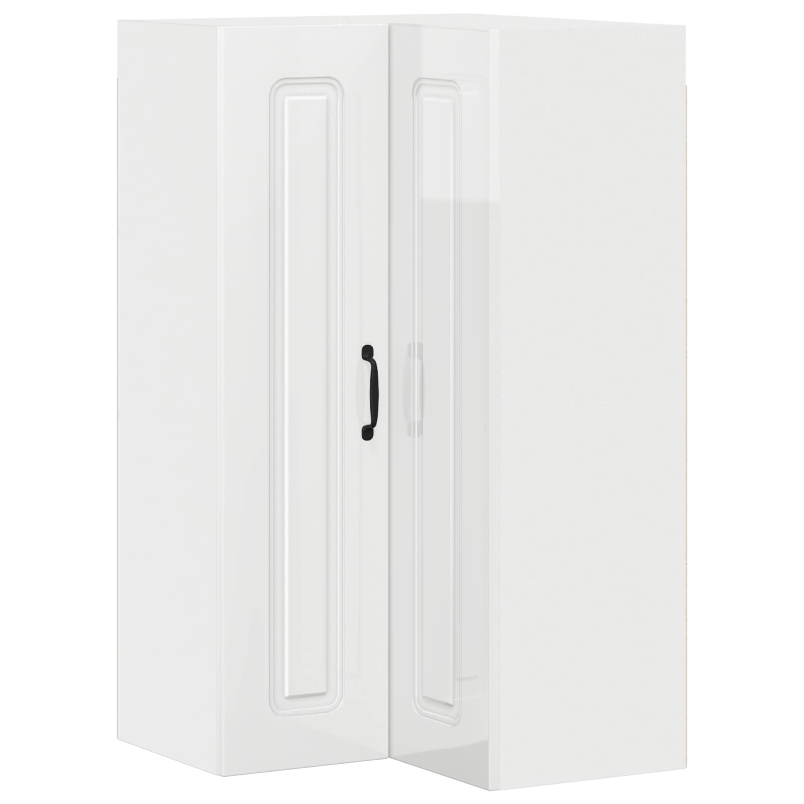 Ντουλάπα Κουζίνας με αποθήκευση Kalmar Υψηλής γυαλάδας λευκό - Pakobazaar