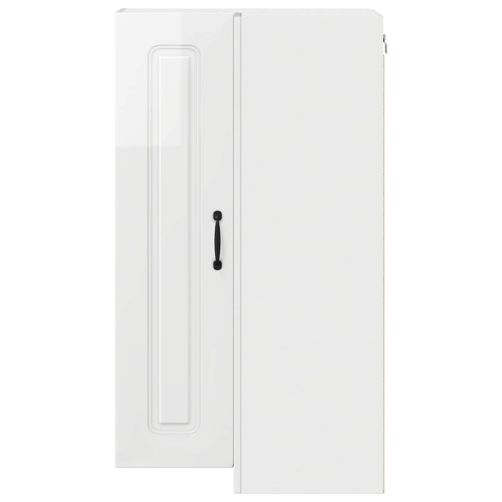 Ντουλάπα Κουζίνας με αποθήκευση Kalmar Υψηλής γυαλάδας λευκό - Pakobazaar