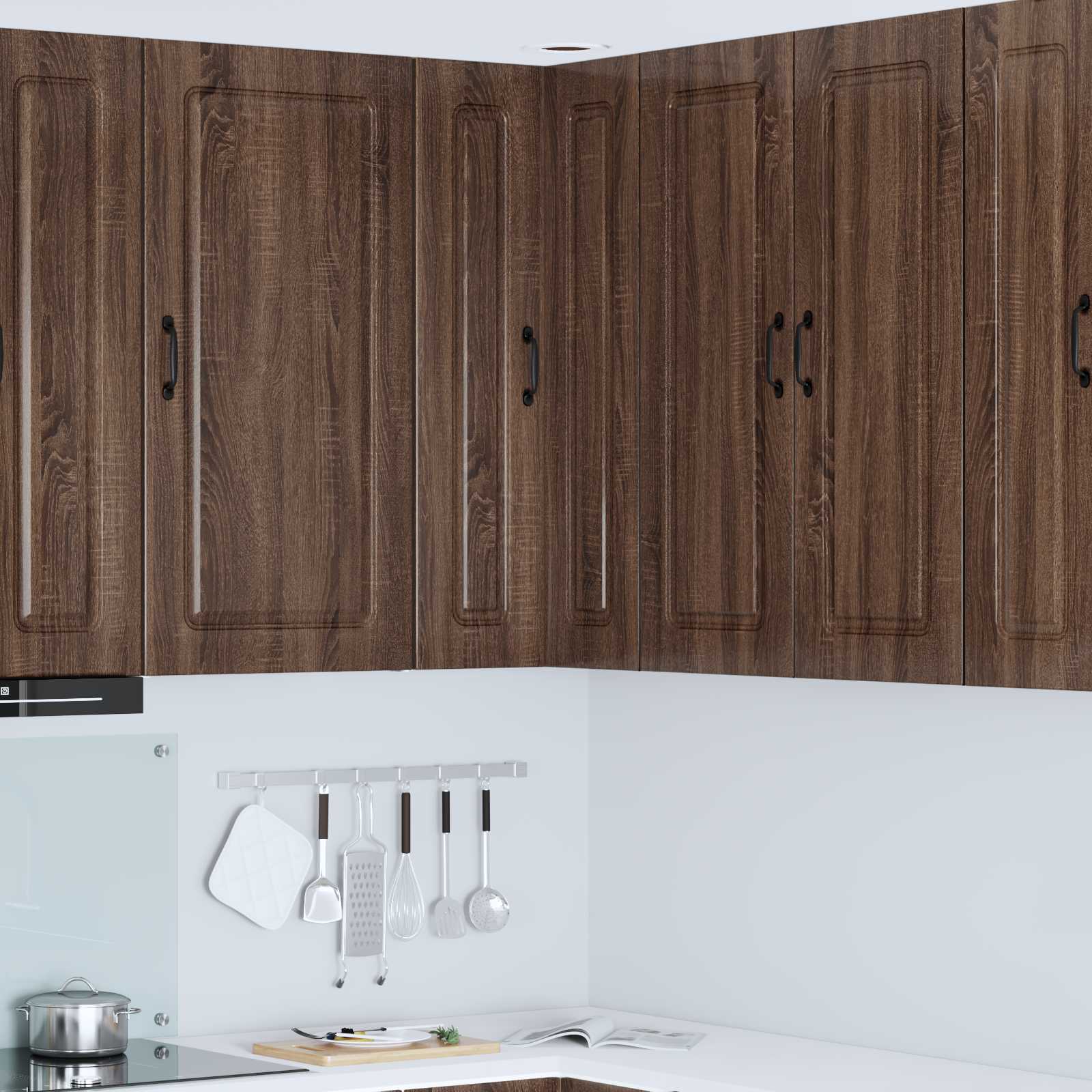 Ντουλάπα Κουζίνας Kalmar Καφέ δρυς 57 x 57 x 100 εκ.