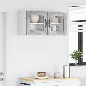 Ντουλάπα Κουζίνας Lucca 2 pcs Σκυρόδεμα Γκρι 40 x 31 x 40 εκ. - Pakobazaar