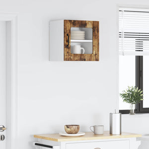 Ραφιέρα τοίχου LUCCA Καπνισμένο Ξύλο Δρυός 40 x 31 x 40 εκ.