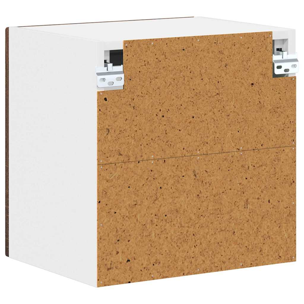 Ραφιέρα τοίχου LUCCA Καφέ Ξύλο Δρυός 40 x 31 x 40 εκ.