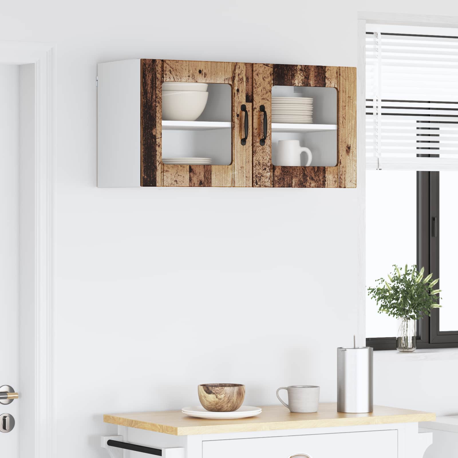 Πάνελ πλυντηρίου πιάτων Lucca 2 pcs Παλαιωμένο ξύλο