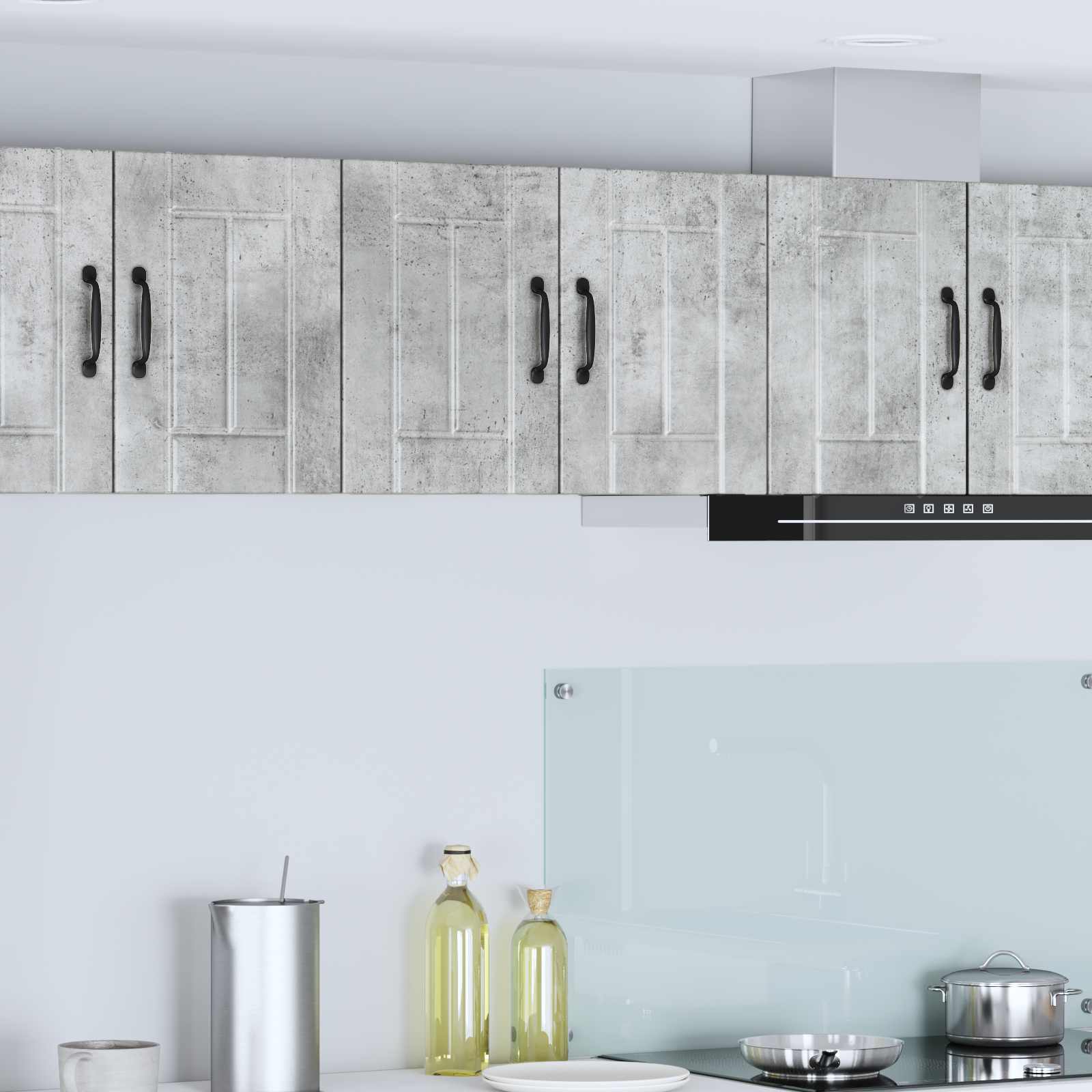 Ντουλάπα Κουζίνας Lucca 2 pcs Σκυρόδεμα Γκρι 30 x 31 x 40 εκ. - Pakobazaar
