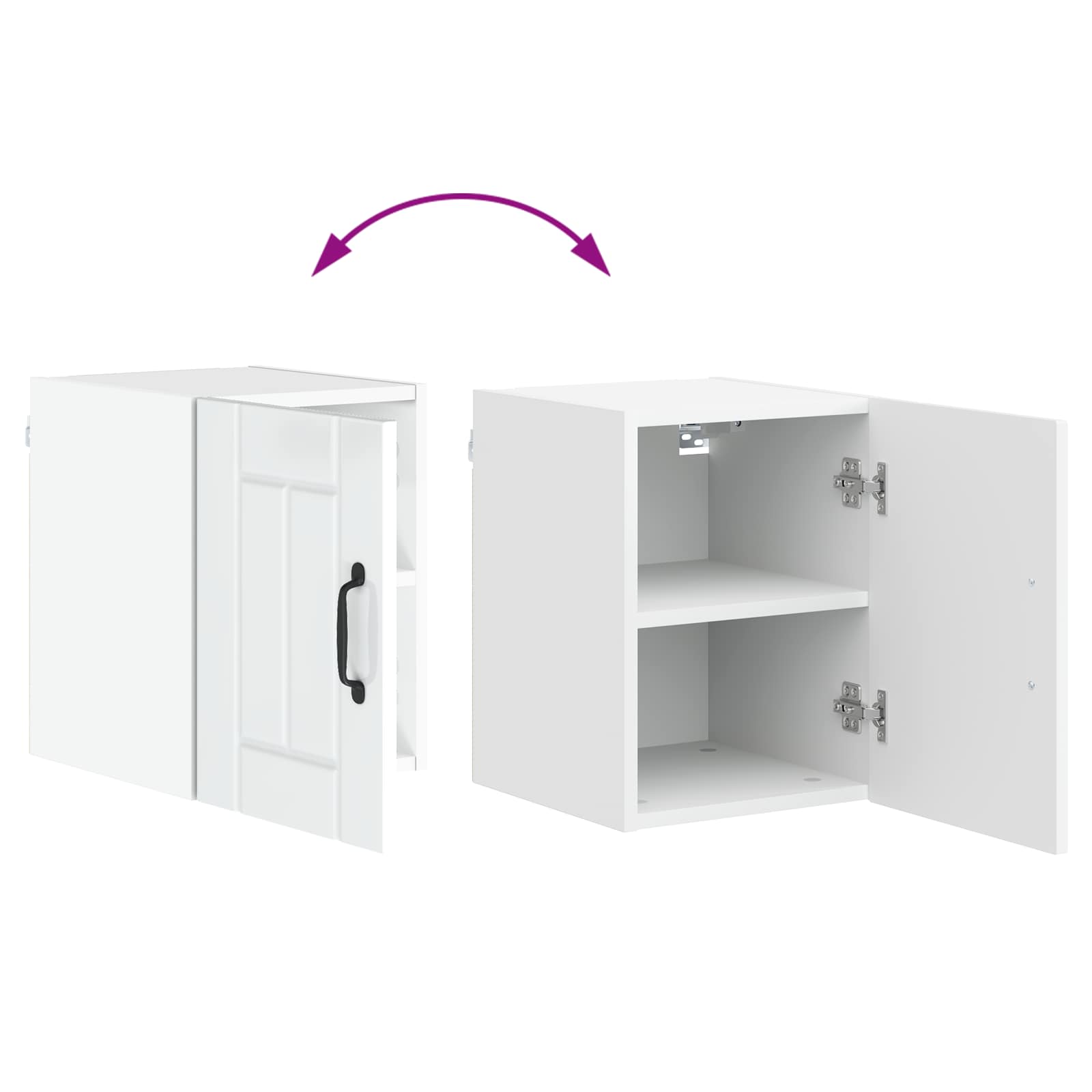 Ντουλάπα Κουζίνας Lucca Γυαλιστερό Λευκό 30 x 31 x 40 εκ.