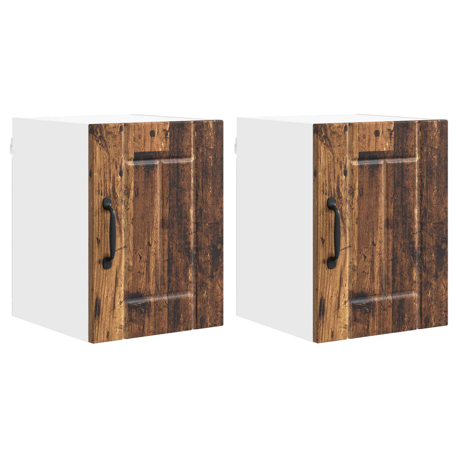 Ντουλάπα Κουζίνας 2 pcs Παλιό ξύλο 30 x 31 x 40 εκ.