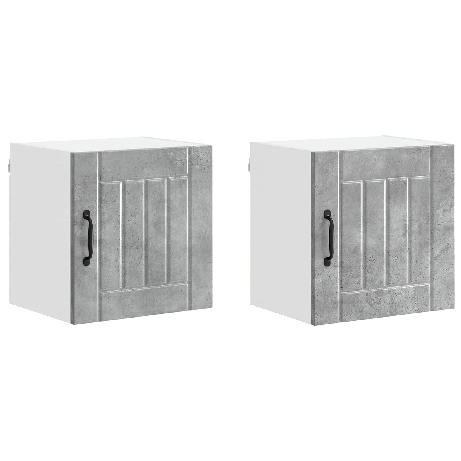 Ντουλάπα Κουζίνας Lucca 2 pcs Σκυρόδεμα Γκρι 40 x 31 x 40 εκ. - Pakobazaar