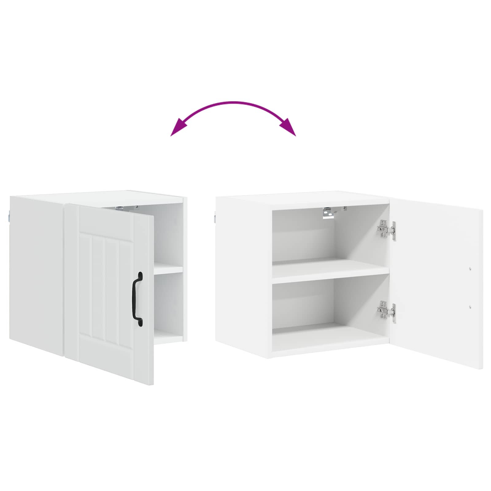 Ντουλάπα Κουζίνας Lucca Γυαλιστερό Λευκό 40 x 31 x 40 εκ.