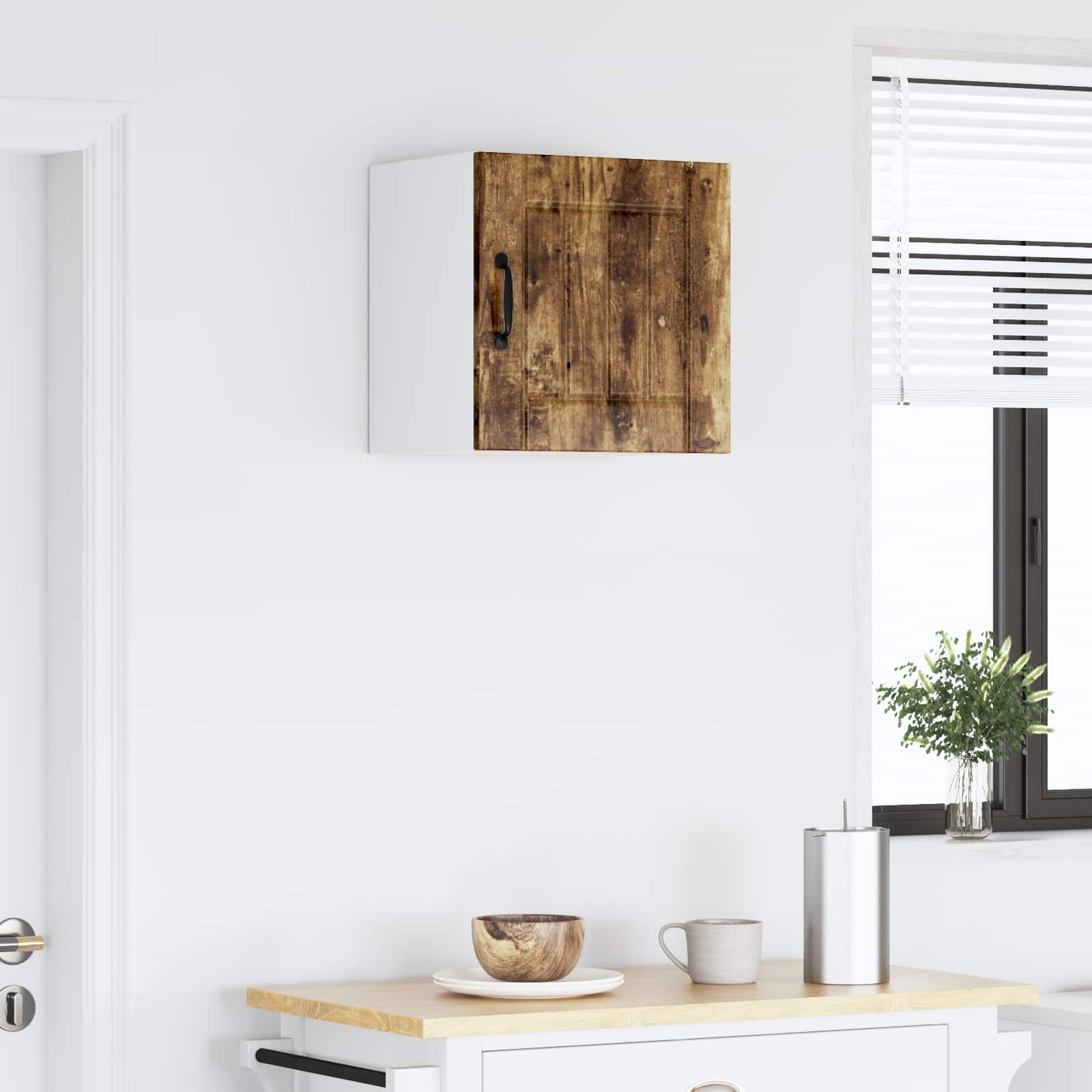 Ντουλάπα Τοίχου LUCCA Καπνισμένο Ξύλο Δρυός 40 x 31 x 40 εκ.