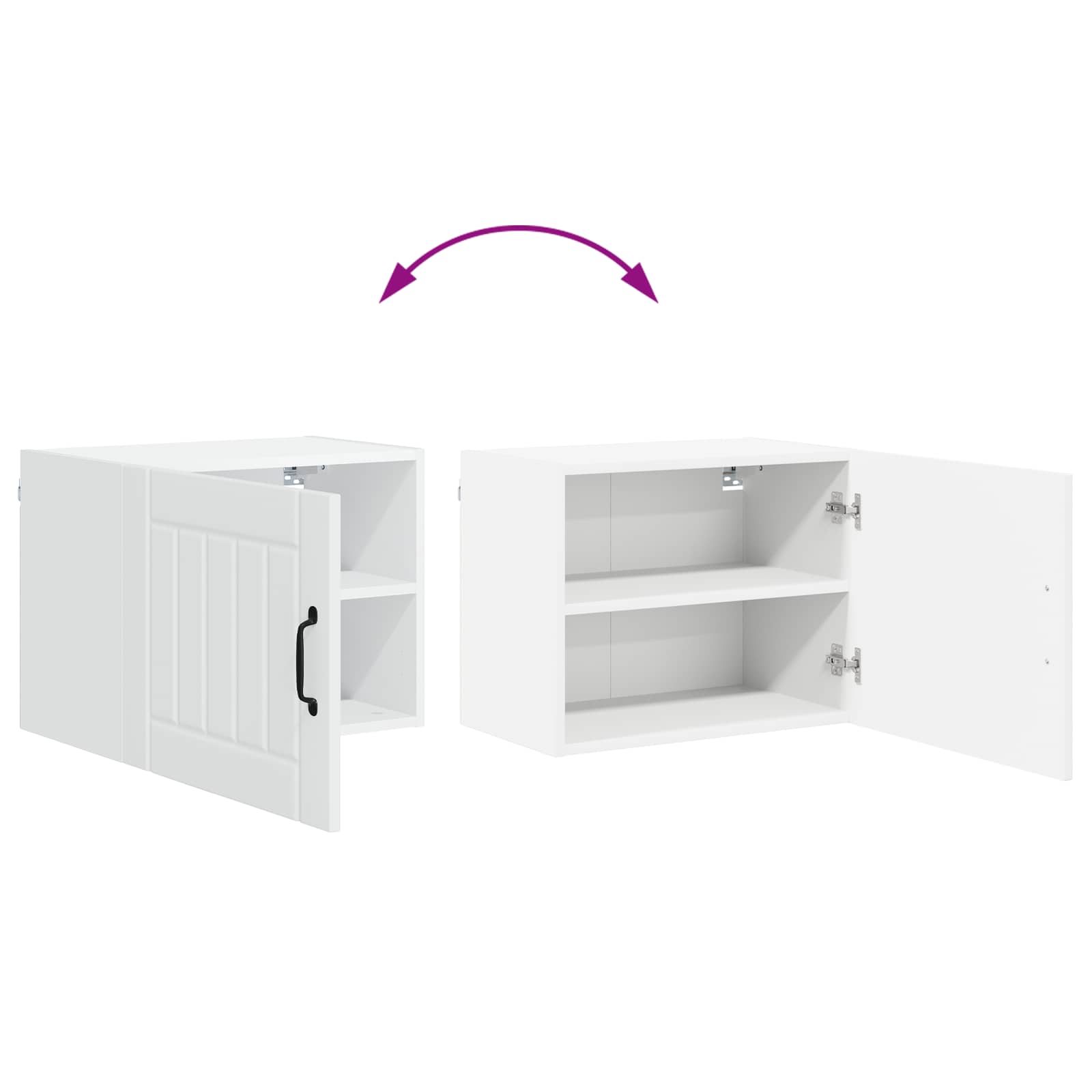 Ντουλάπα Κουζίνας 2 pcs Λευκό 50 x 31 x 40 εκ.