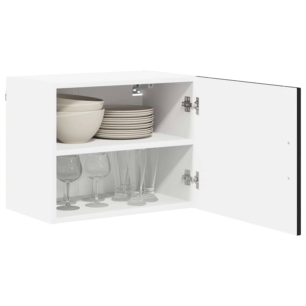 Ντουλάπα Κουζίνας 2 pcs Μαύρο 50 x 31 x 40 εκ.