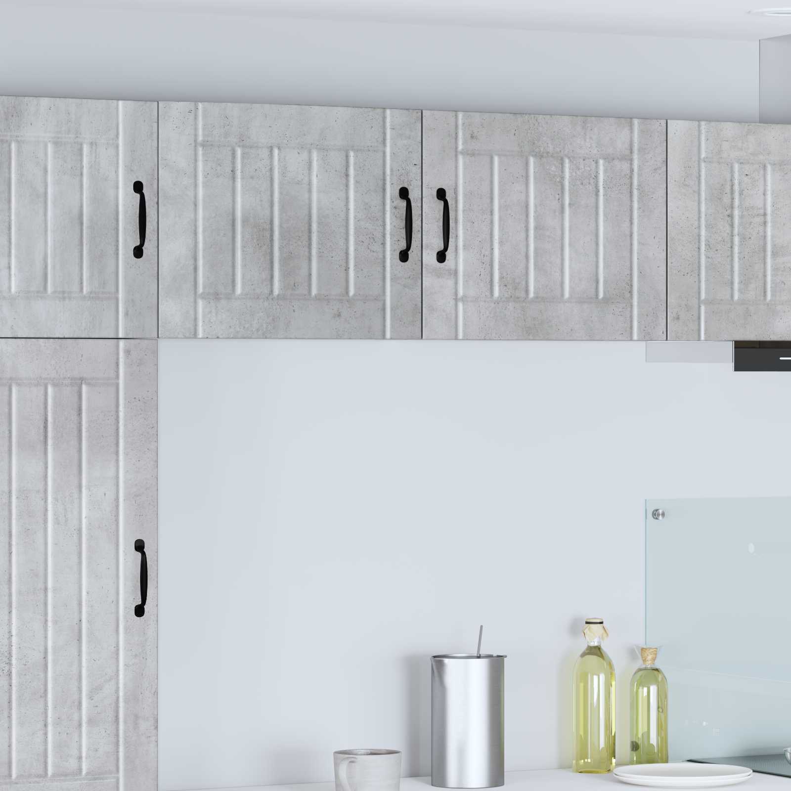 Ντουλάπα Κουζίνας Lucca 2 pcs Σκυρόδεμα Γκρι 50 x 31 x 40 εκ. - Pakobazaar