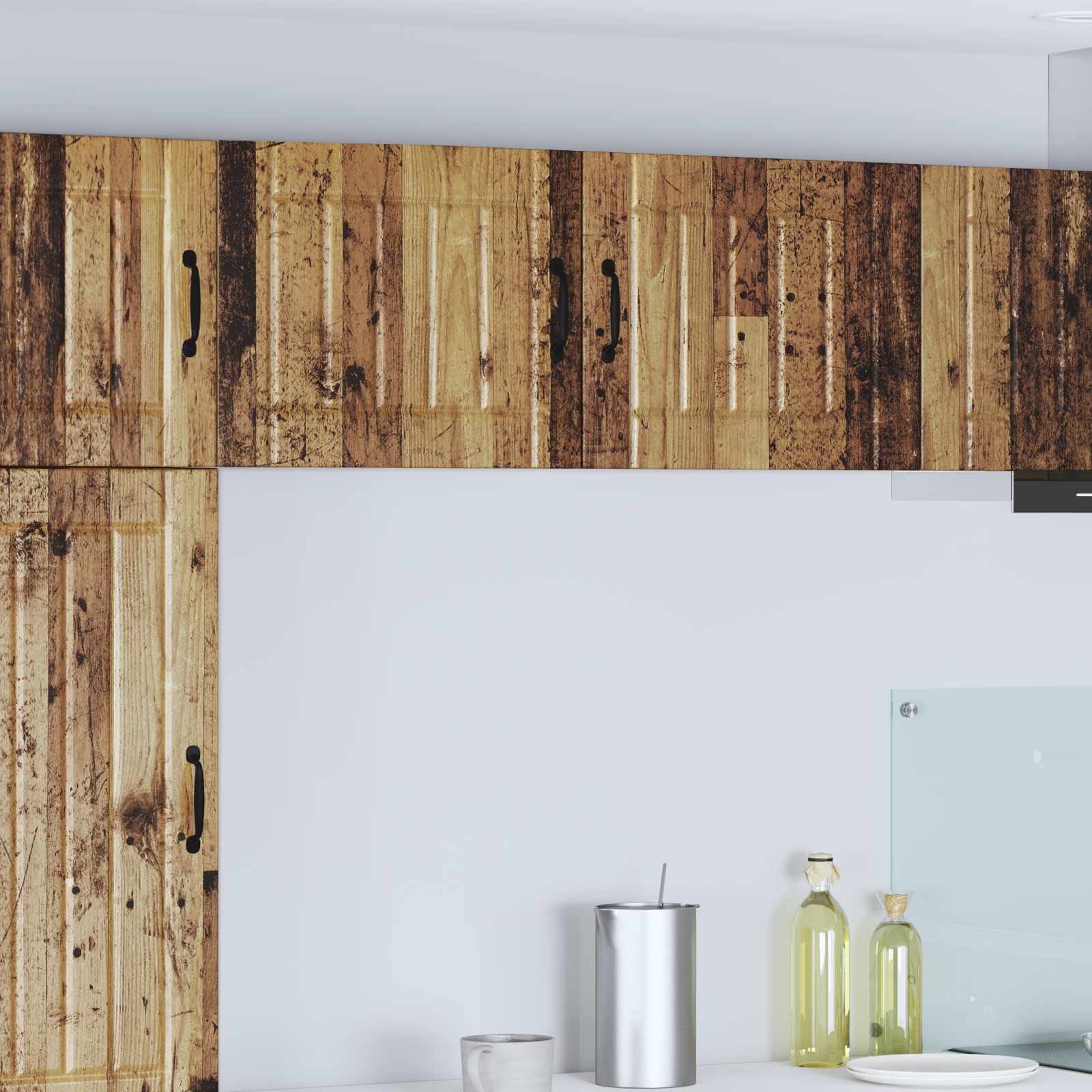 Πάνελ πλυντηρίου πιάτων Lucca 2 pcs Παλαιωμένο ξύλο