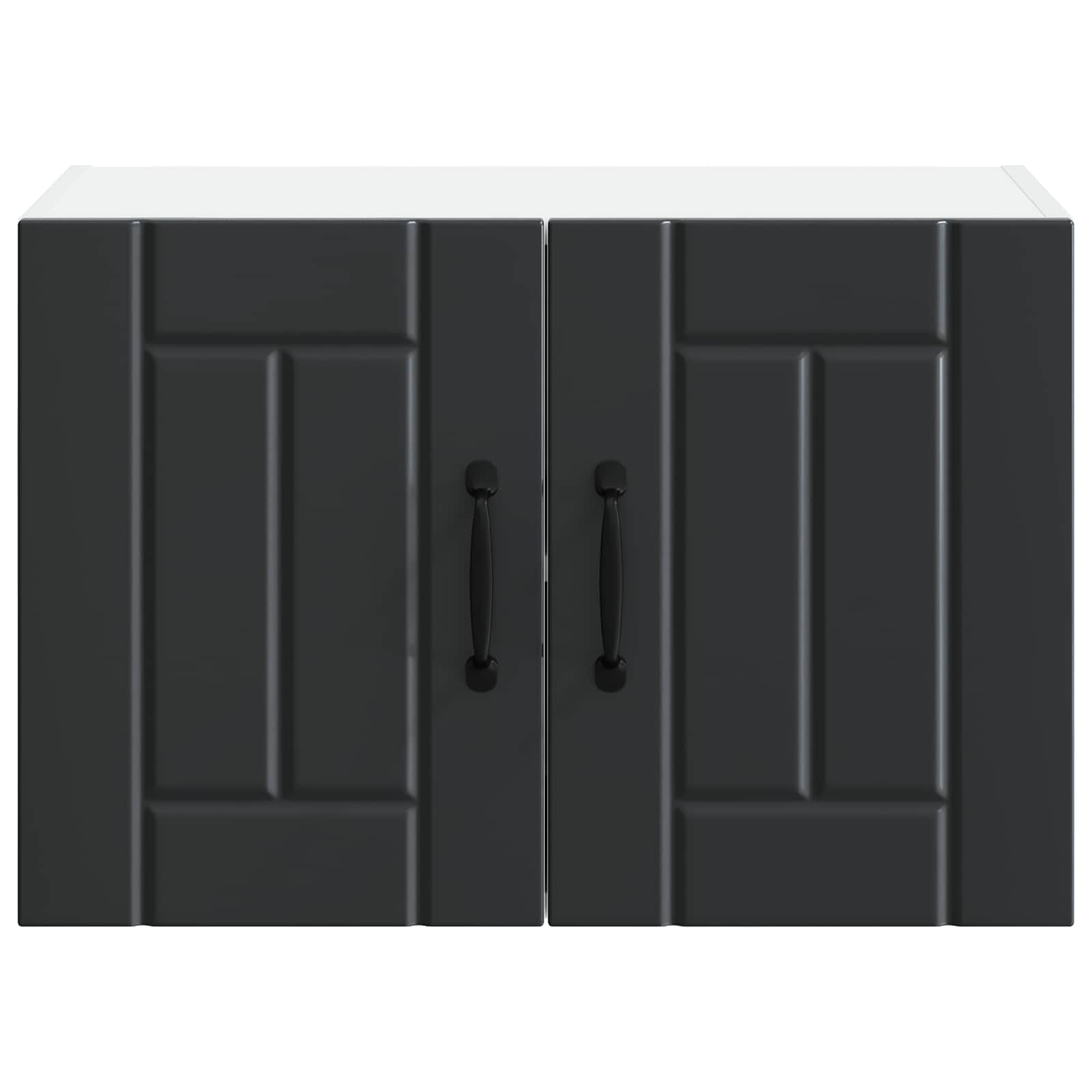 Ντουλάπα Κουζίνας 2 pcs Μαύρο 60 x 31 x 40 εκ