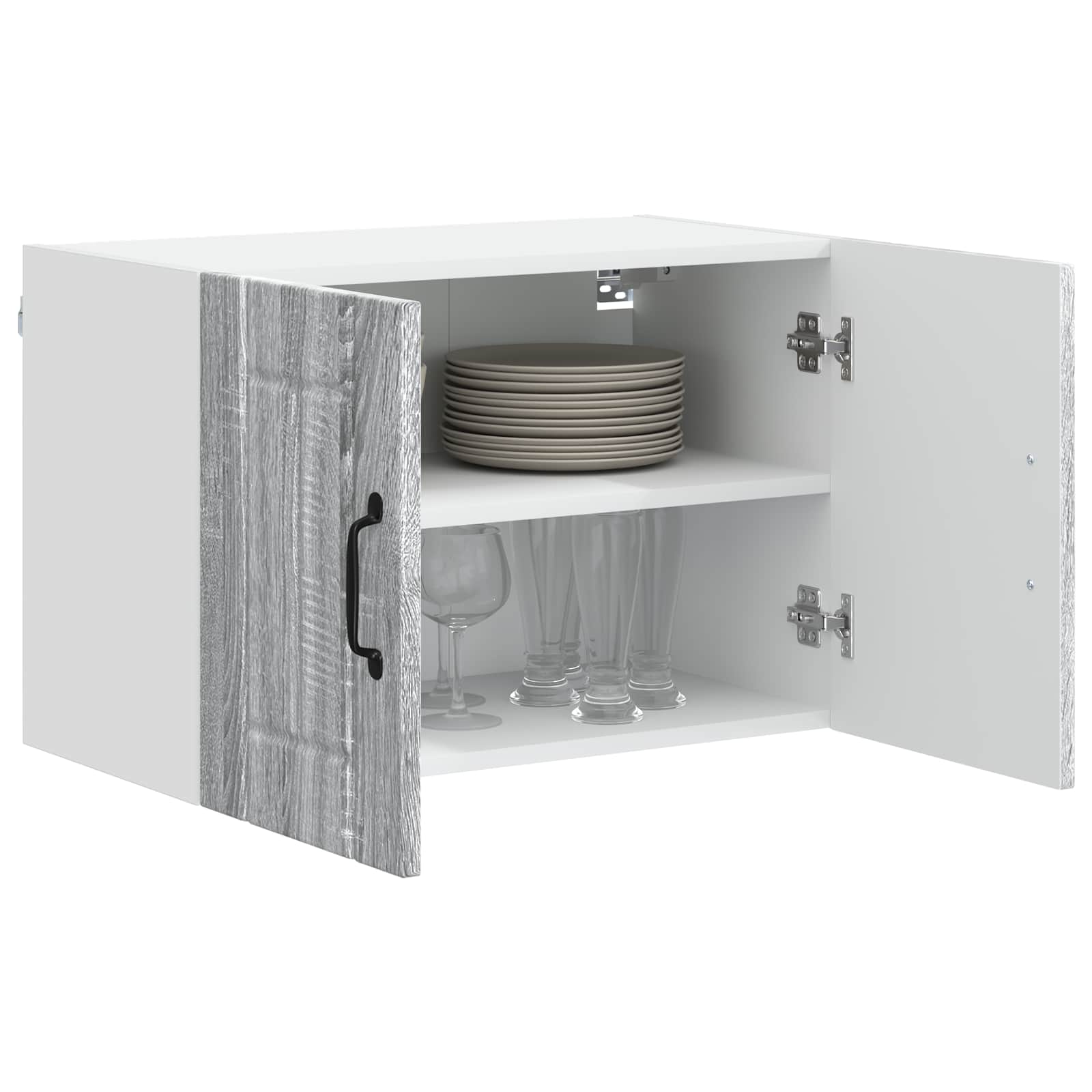 Ντουλάπα Τοίχου LUCCA 2 pcs Γκρι Sonoma 60 x 31 x 40 εκ