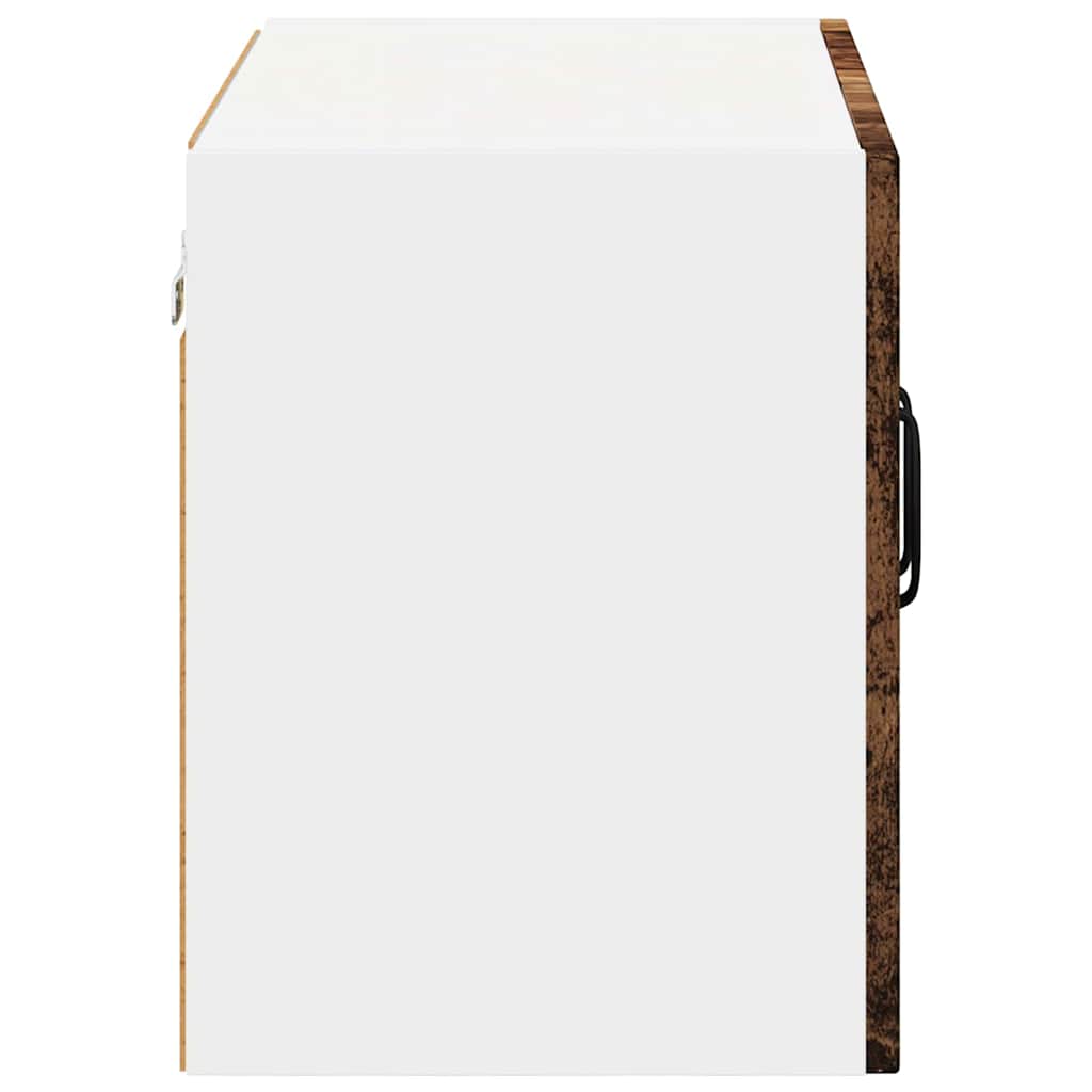 Τοίχοι ντουλαπών κουζίνας Επιτοίχιο Lucca 2 pcs Παλαιωμένο ξύλο