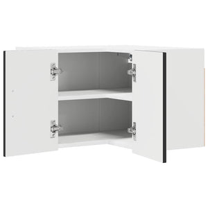 Ντουλάπα Γωνίας LUCCA Μαύρο 57 x 57 x 40 εκ. Επεξεργασμένο Ξύλο