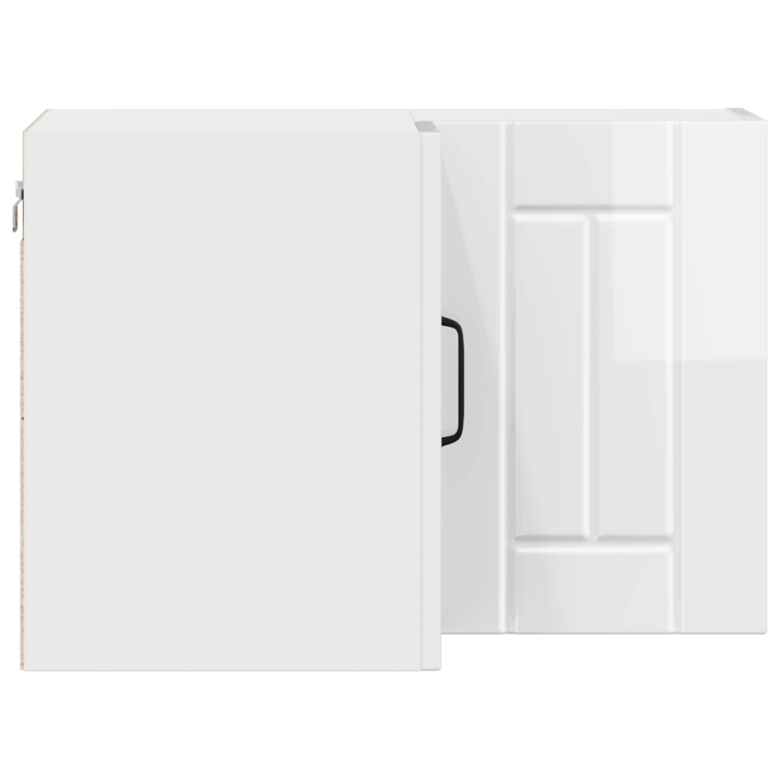 Ντουλάπα Κουζίνας Υψηλής γυαλάδας λευκό 57 x 57 x 40 εκ.