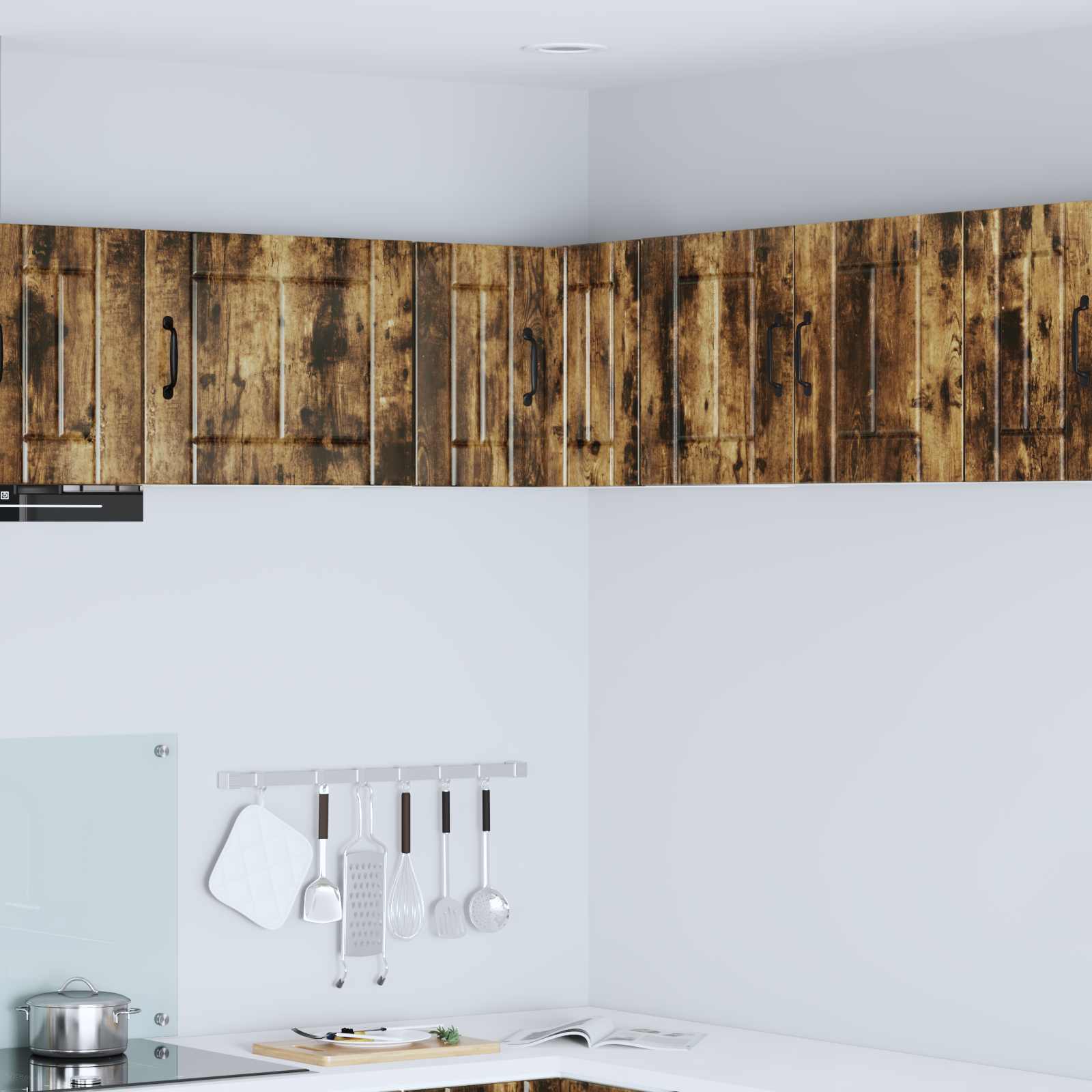 Ντουλάπα Κουζίνας Καπνιστό Δρύς 57 x 57 x 40 εκ.