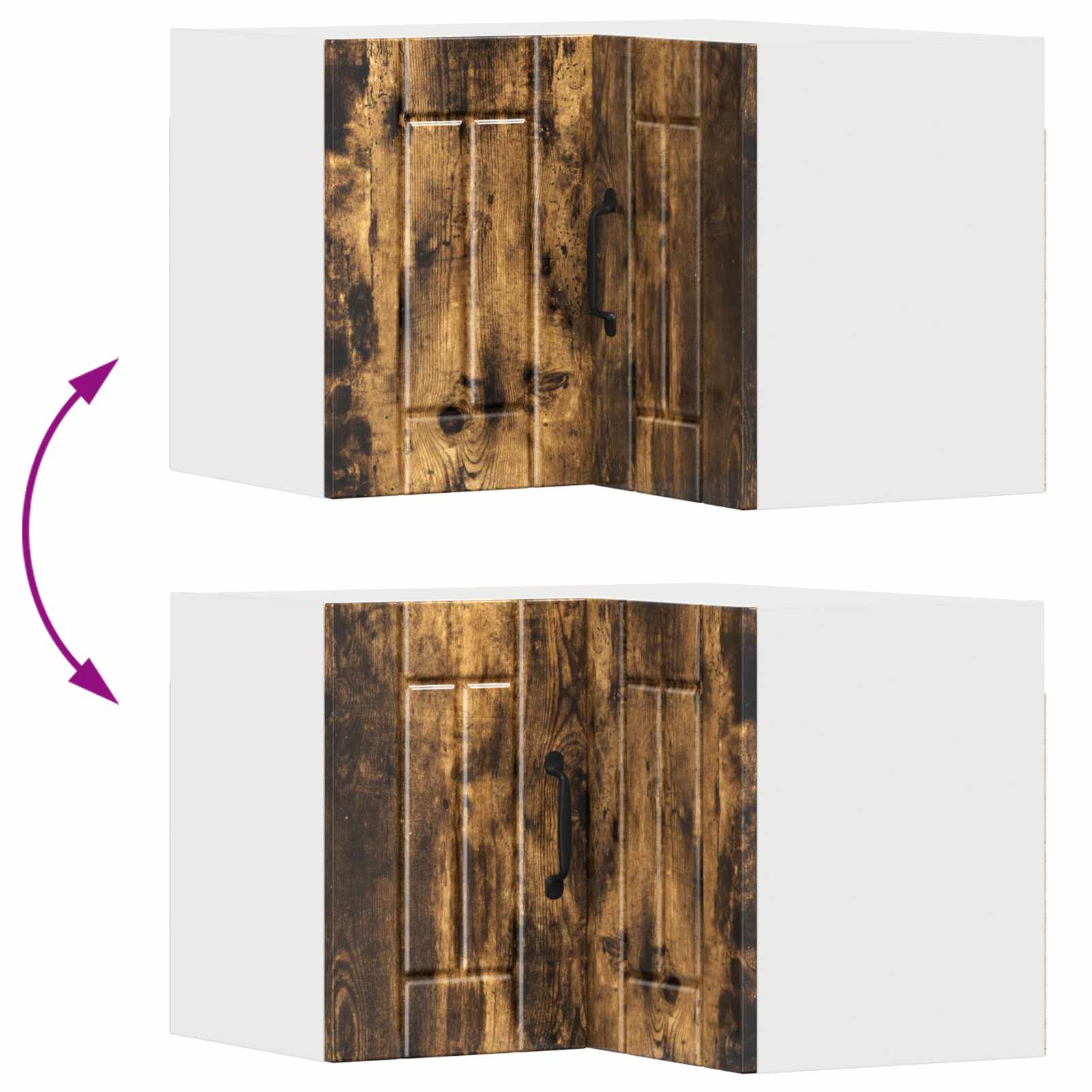 Ντουλάπα Κουζίνας Καπνιστό Δρύς 57 x 57 x 40 εκ.