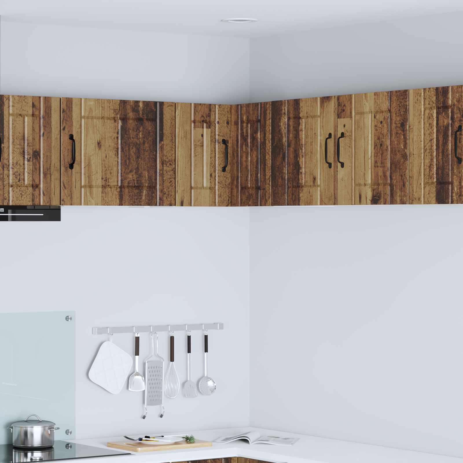 Πάνελ πλυντηρίου πιάτων Lucca Παλαιωμένο ξύλο 57 x 57 x 40 εκ.