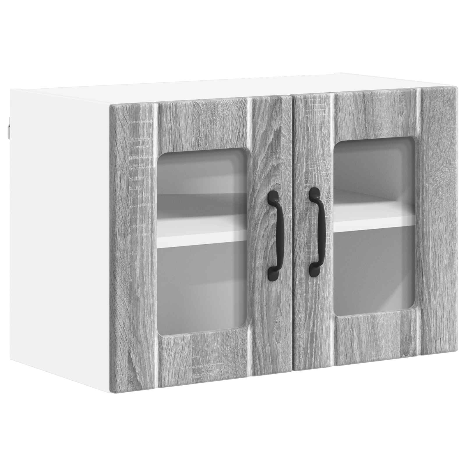 Ραφιέρα τοίχου LUCCA 2 pcs Γκρι Sonoma 60 x 31 x 40 εκ
