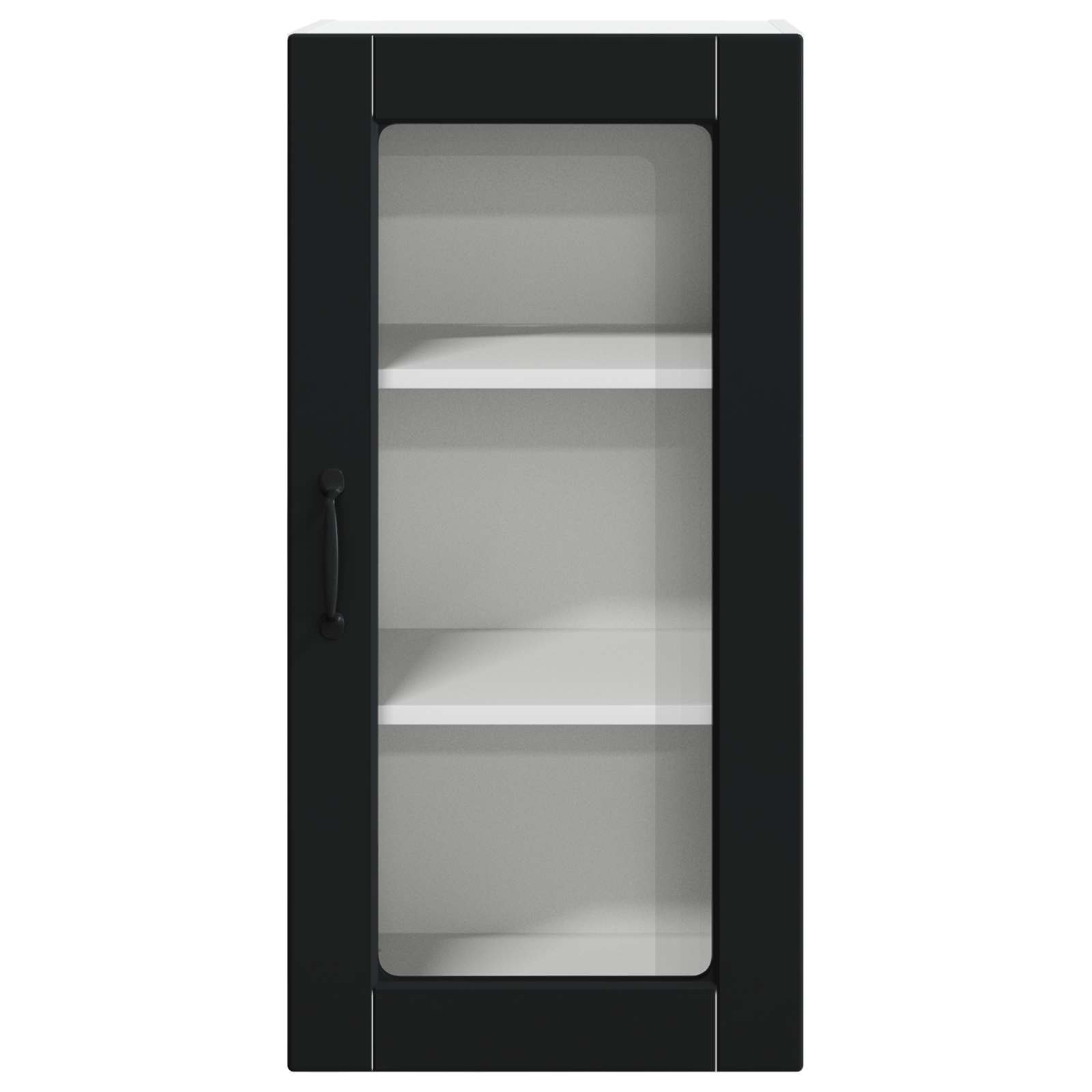 Ντουλάπα Κουζίνας 2 pcs Μαύρο 40 x 31 x 80 εκ.