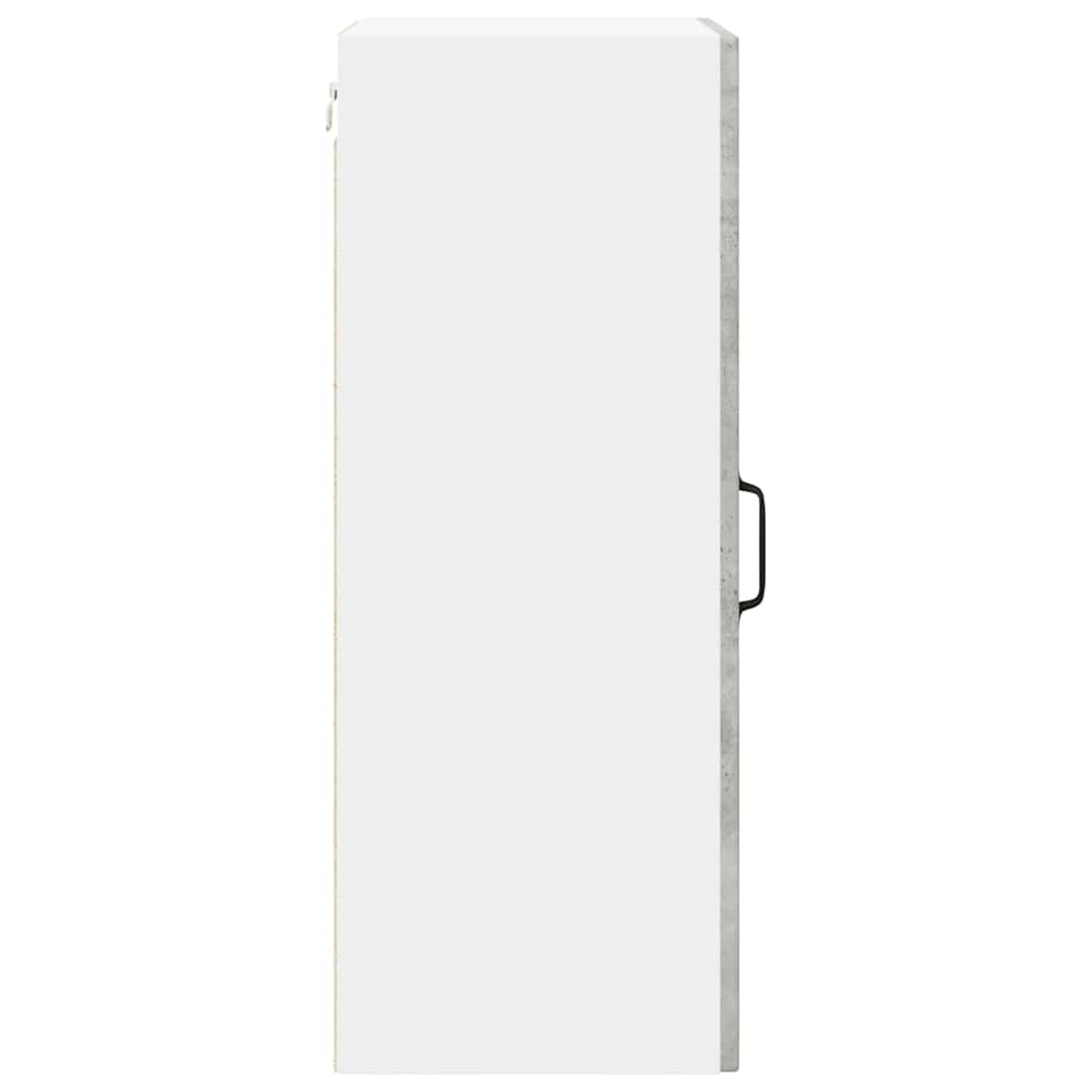 Ραφιέρα τοίχου LUCCA 2 pcs Γκρι Σκυροδέματος 40 x 31 x 80 εκ.