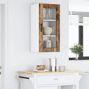 Ραφιέρα τοίχου LUCCA Καπνισμένο Ξύλο Δρυός 40 x 31 x 80 εκ.
