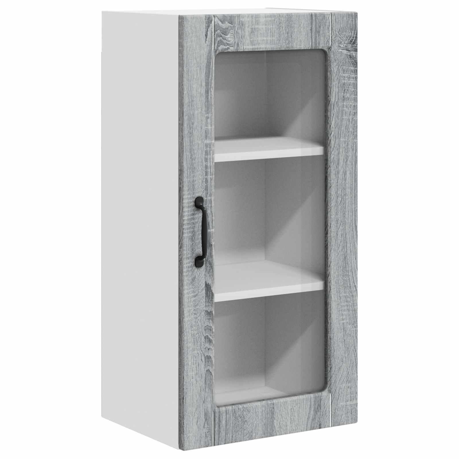 Ραφιέρα τοίχου LUCCA 2 pcs Γκρι Sonoma 40 x 31 x 80 εκ.