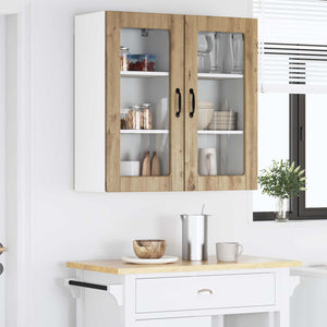 Ραφιέρα τοίχου LUCCA 2 τμχ. Artisan Δρυς Επεξεργασμένο Ξύλο