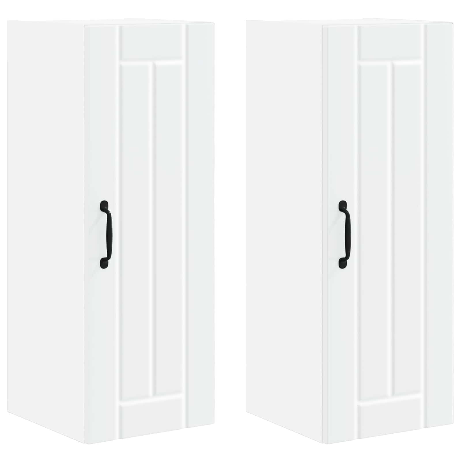 Ντουλάπα Κουζίνας 2 pcs Λευκό 30 x 31 x 80 εκ.