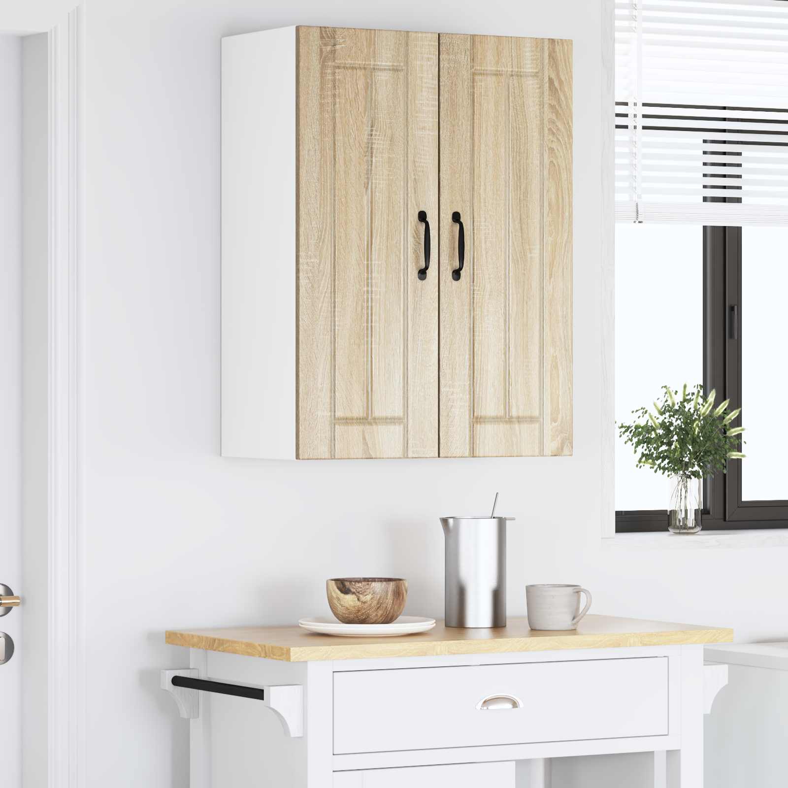 Ντουλάπα Κουζίνας 2 pcs Δρύς Sonoma 30 x 31 x 80 εκ.