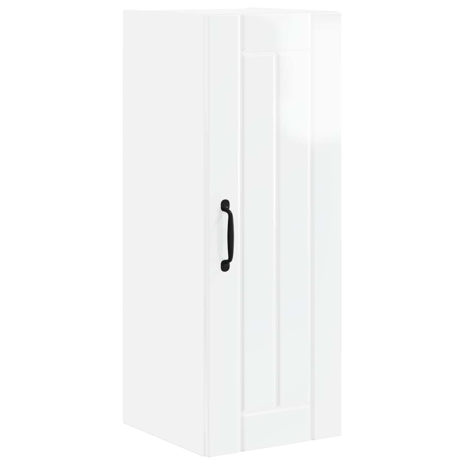 Ντουλάπα Τοίχου LUCCA 2 pcs Γυαλιστερό Λευκό 30 x 31 x 80 εκ.