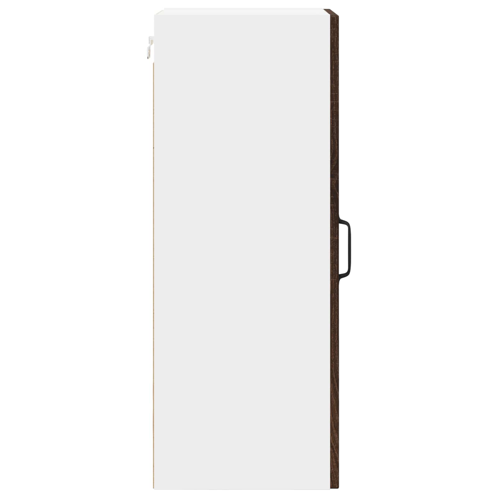 Ντουλάπα Τοίχου LUCCA 2 pcs Καφέ Ξύλο Δρυός 30 x 31 x 80 εκ.