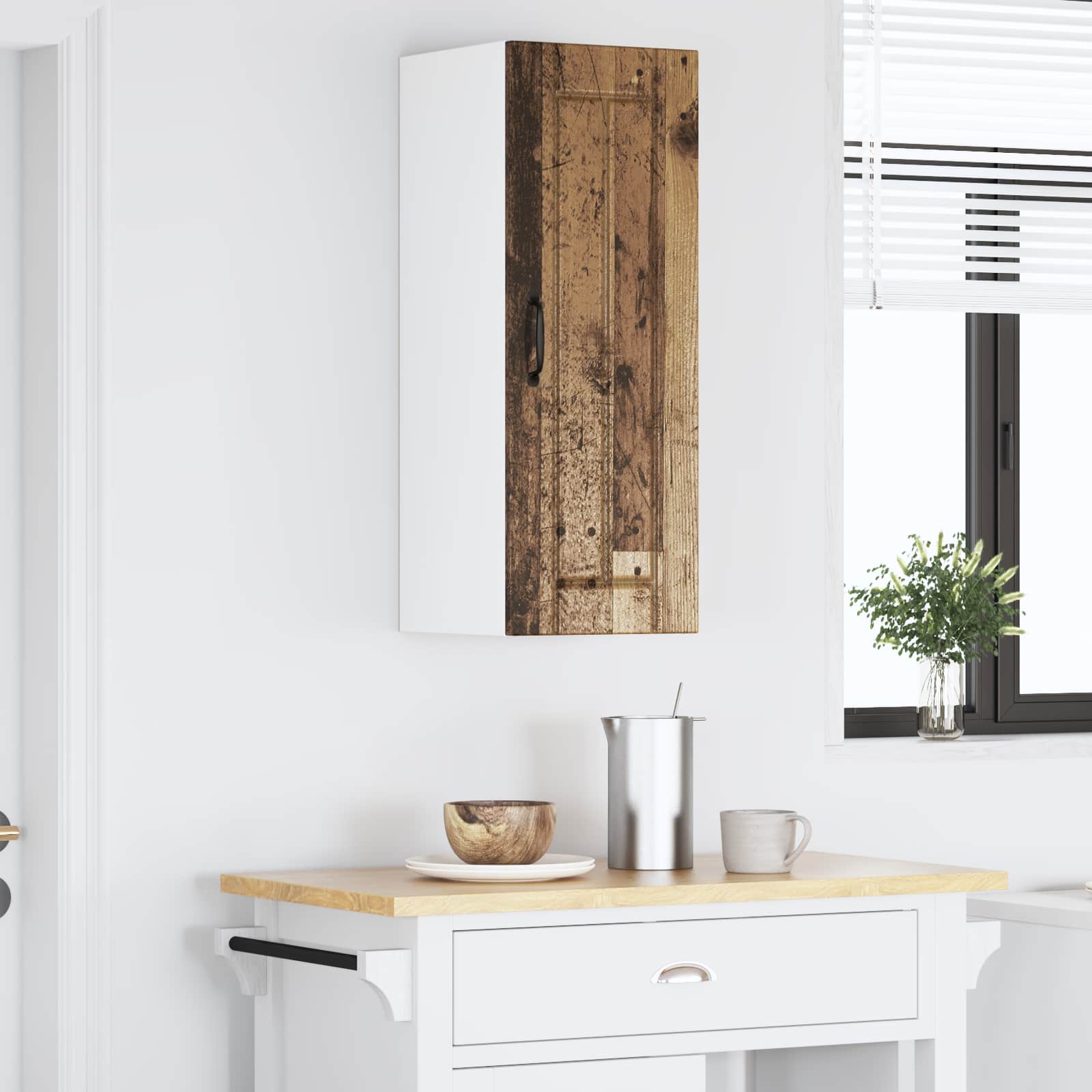 Ντουλάπα Κουζίνας Παλιό ξύλο 30 x 31 x 80 εκ.