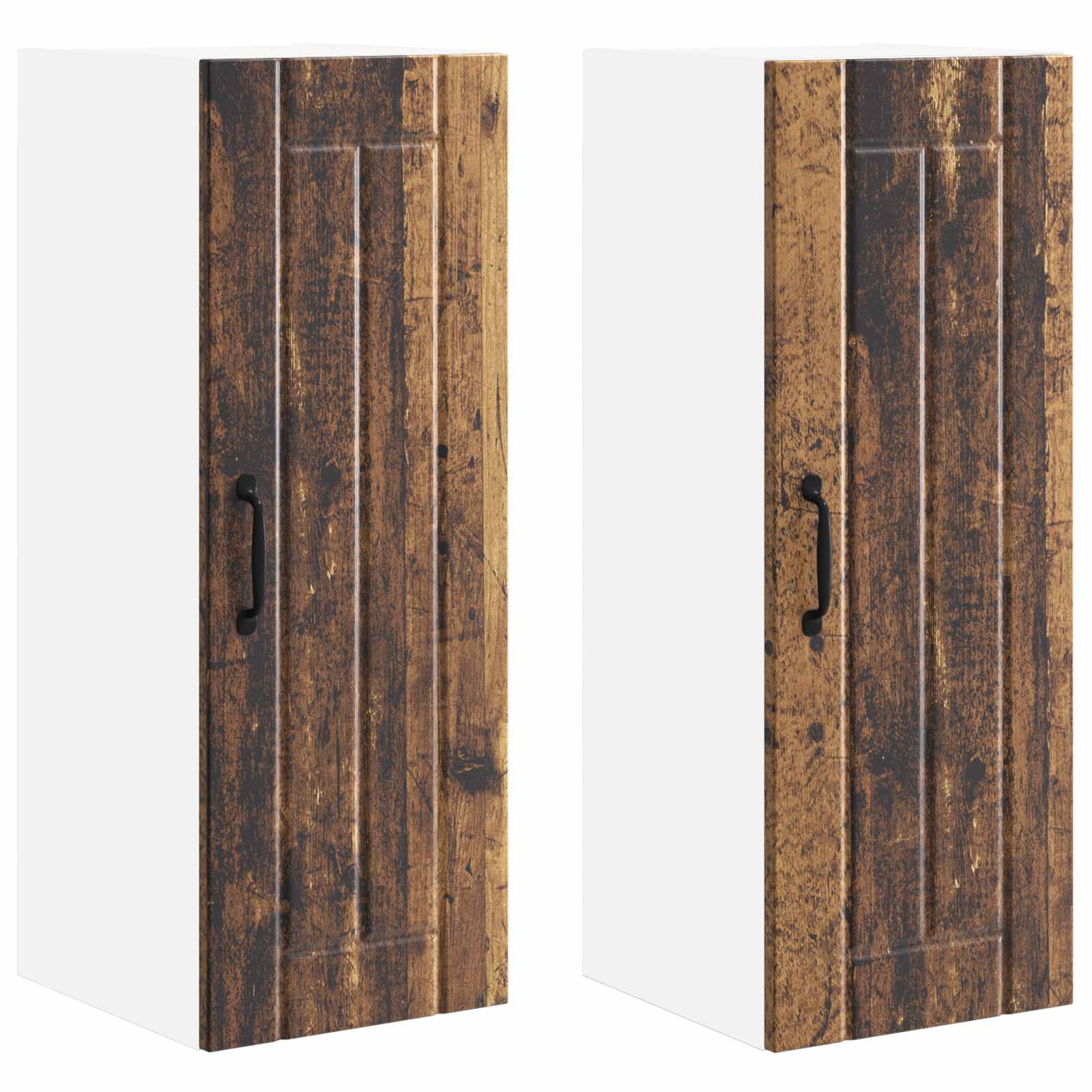 Ντουλάπα Κουζίνας Lucca 2 pcs Παλαιωμένο ξύλο 30 x 31 x 80 εκ.