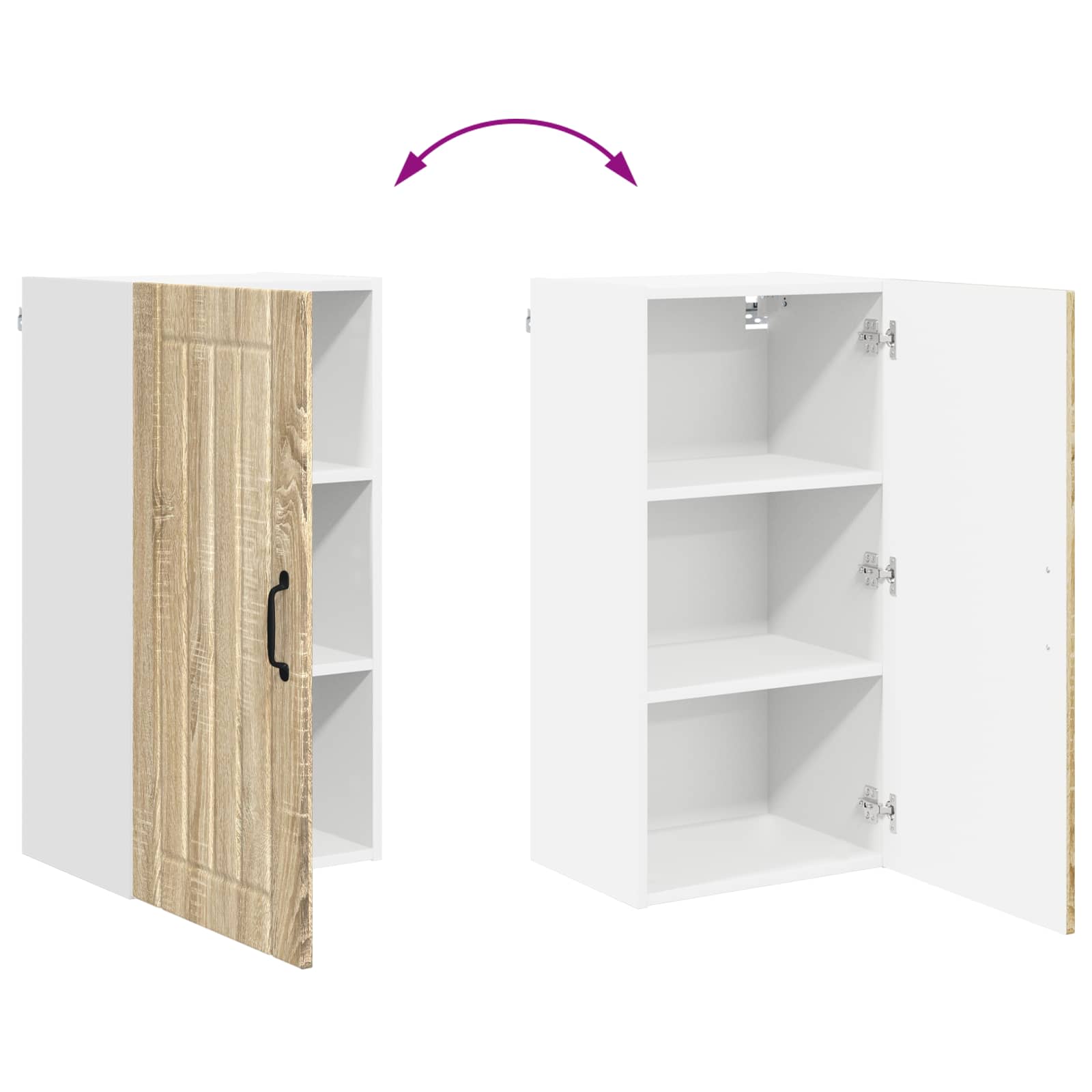 Ντουλάπα Κουζίνας Δρύς Sonoma 40 x 31 x 80 εκ.