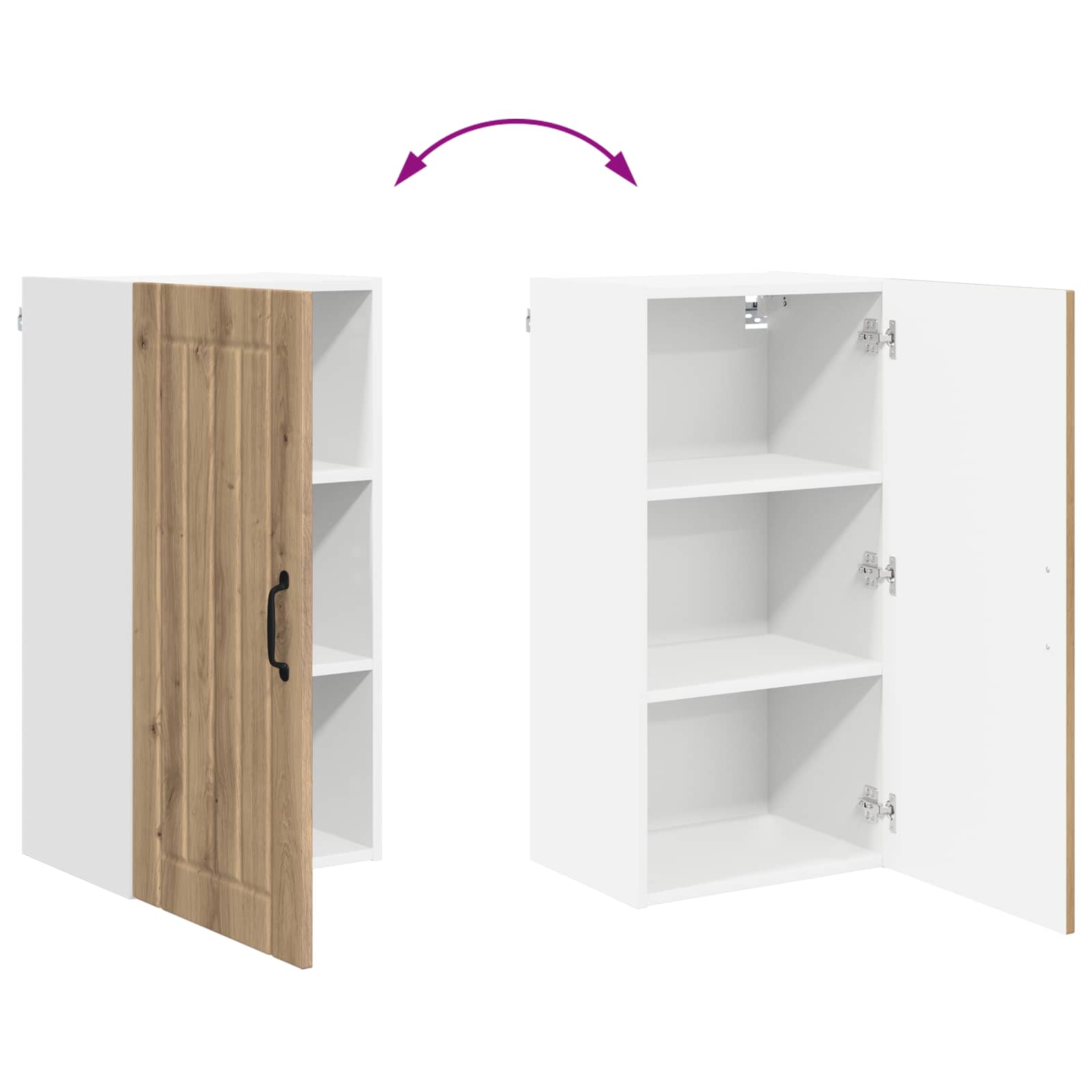 Ντουλάπα Κουζίνας Artisan Oak 40 x 31 x 80 εκ.