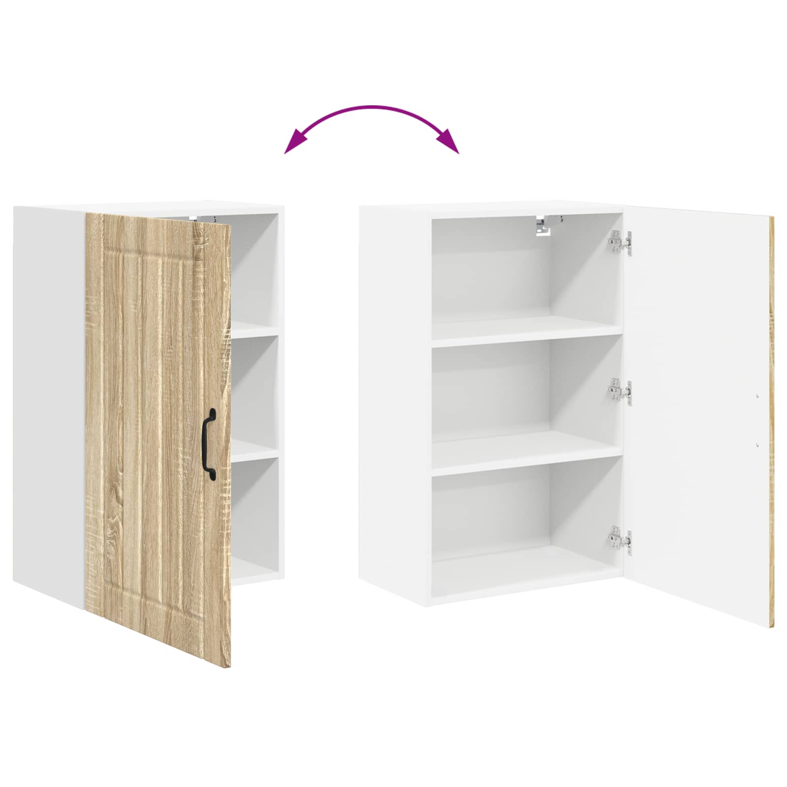 Ντουλάπα Κουζίνας Δρύς Sonoma 50 x 31 x 80 εκ.