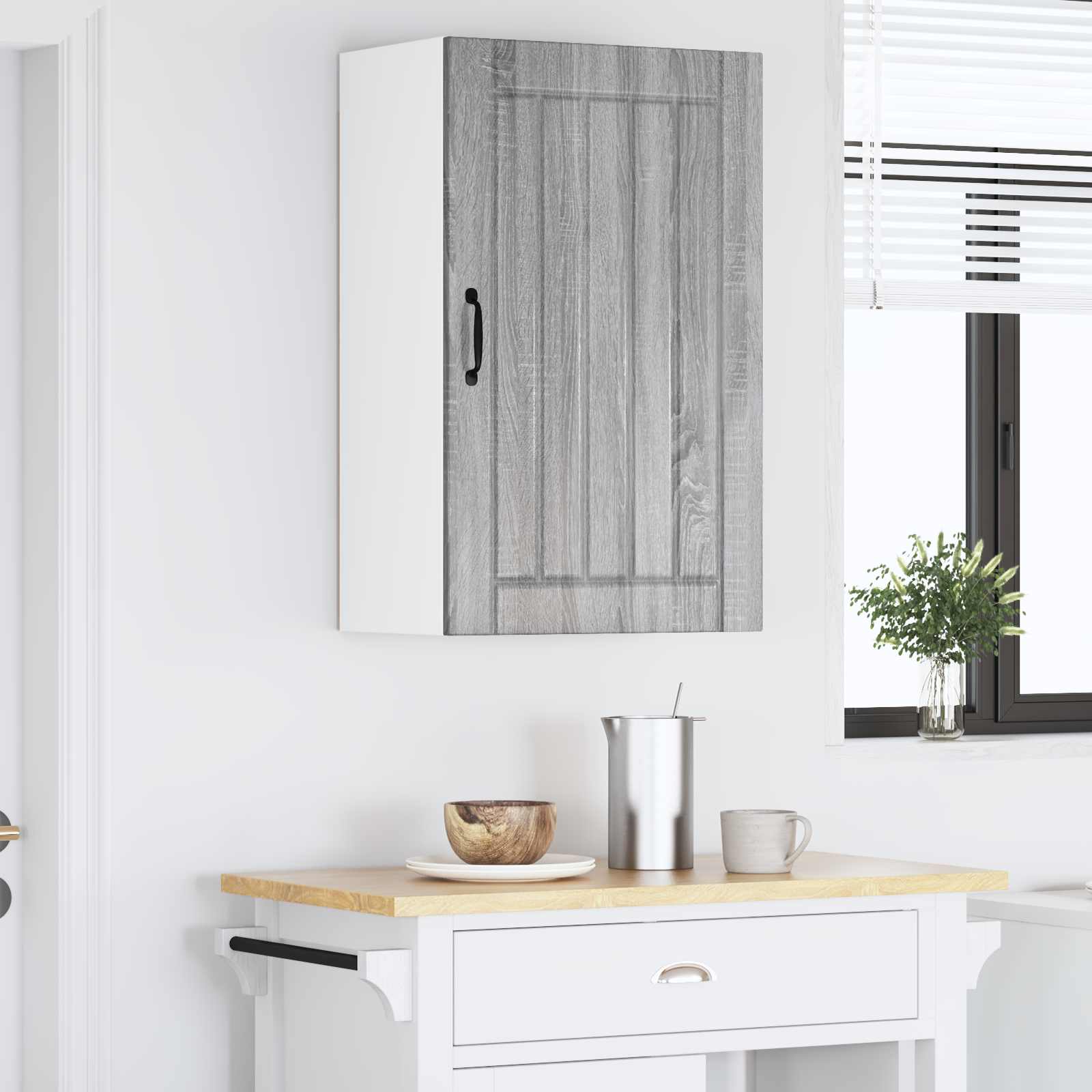 Πάνελ πλυντηρίου πιάτων Lucca Γκρι Sonoma 50 x 31 x 80 εκ.